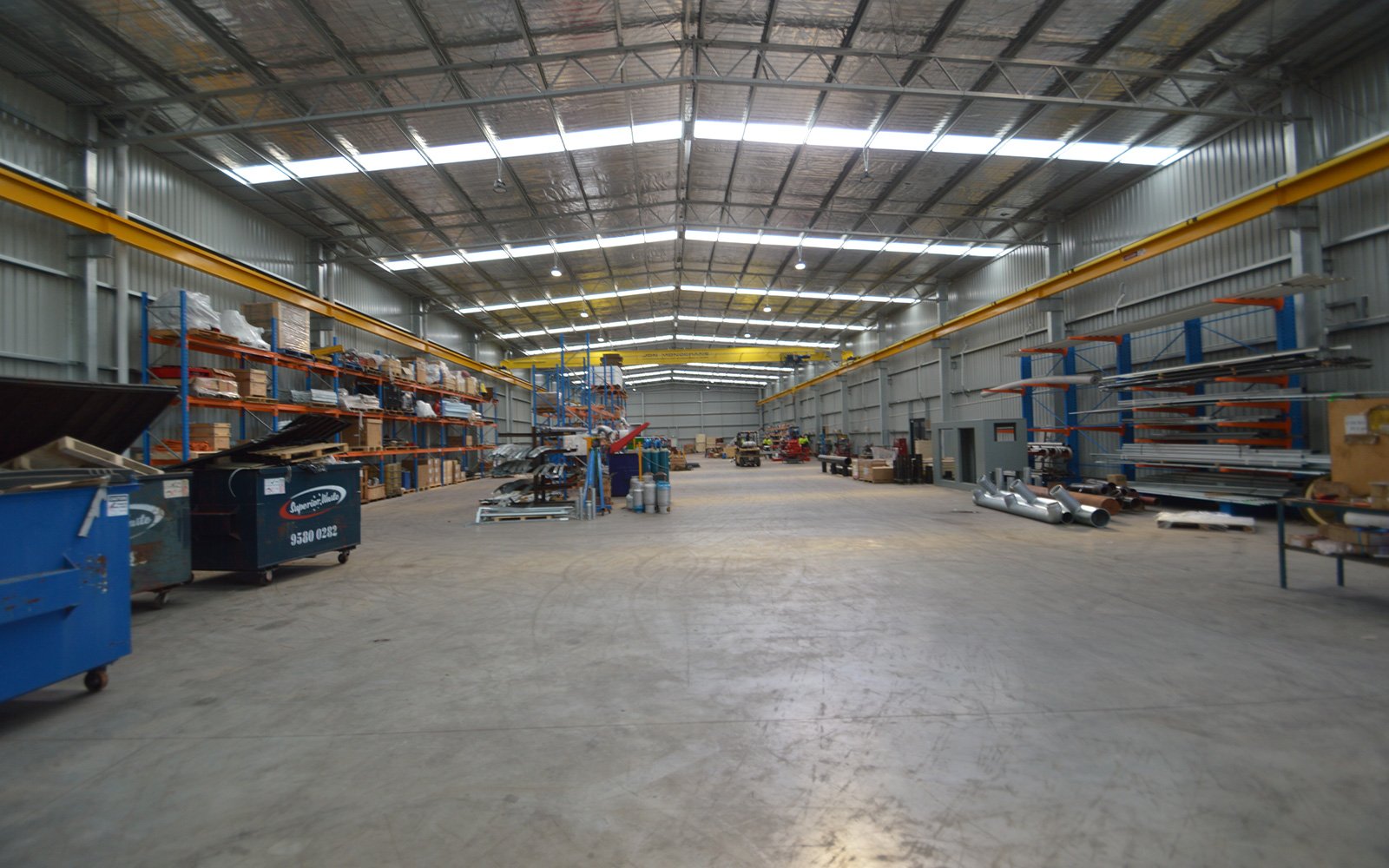 Production and manufacturing shed