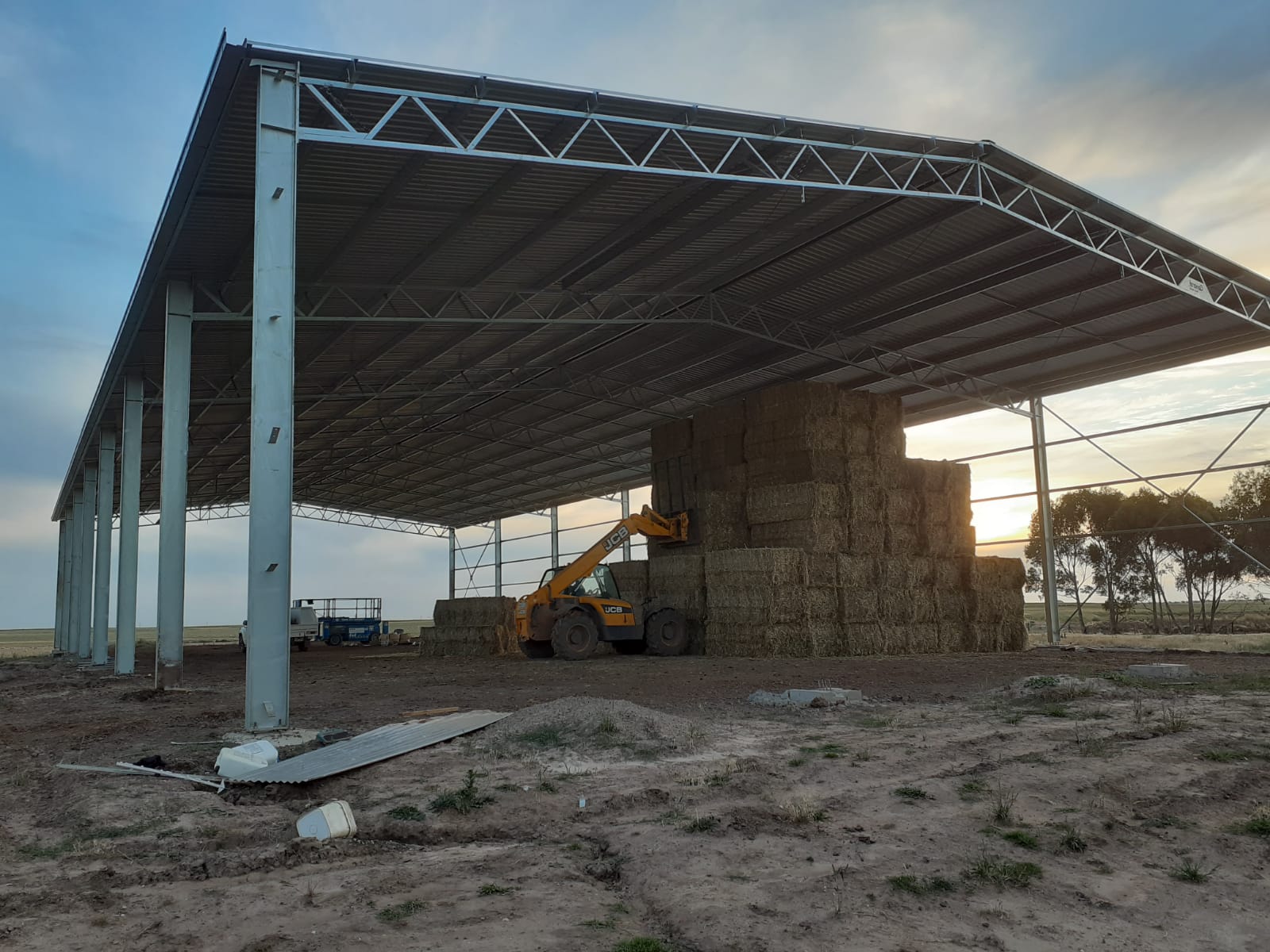 Adam Walton hay shed