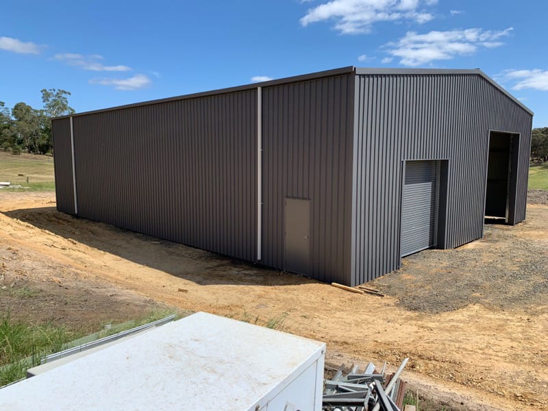 Bernie Ryan machinery shed