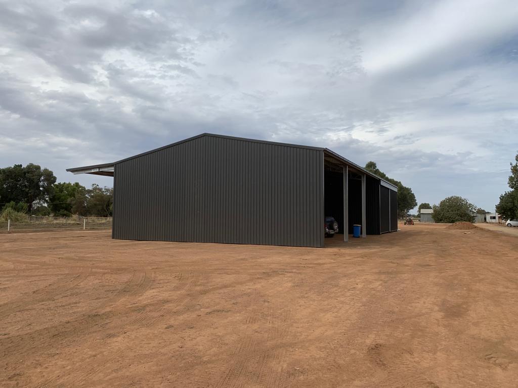 Brett Vallender hay shed