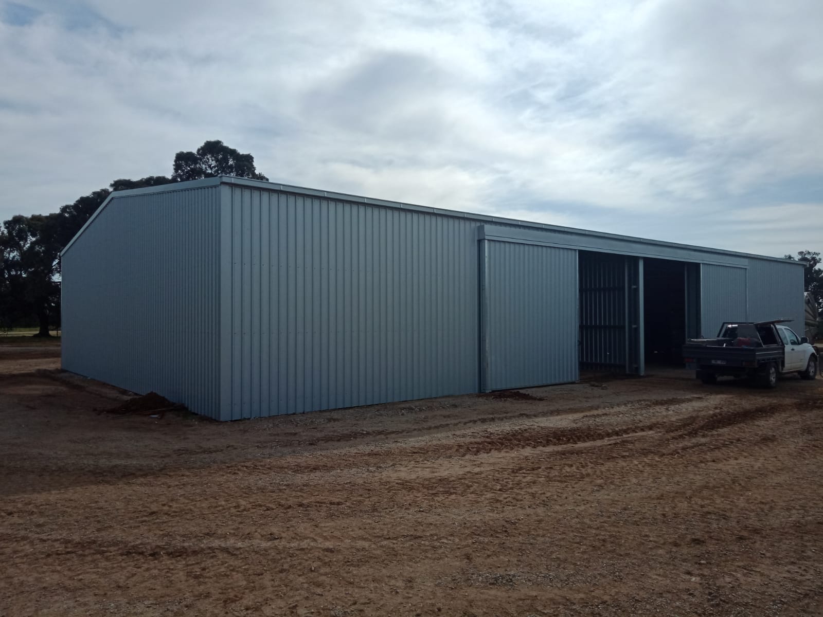 Brian Smith hay shed