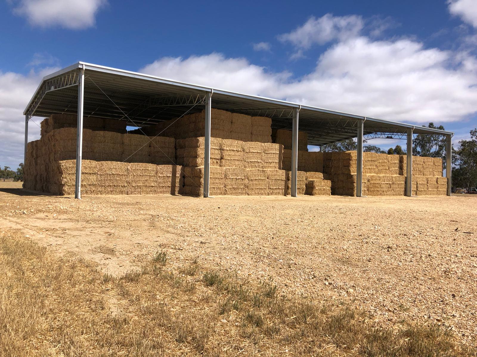 Bruce Ross hay shed