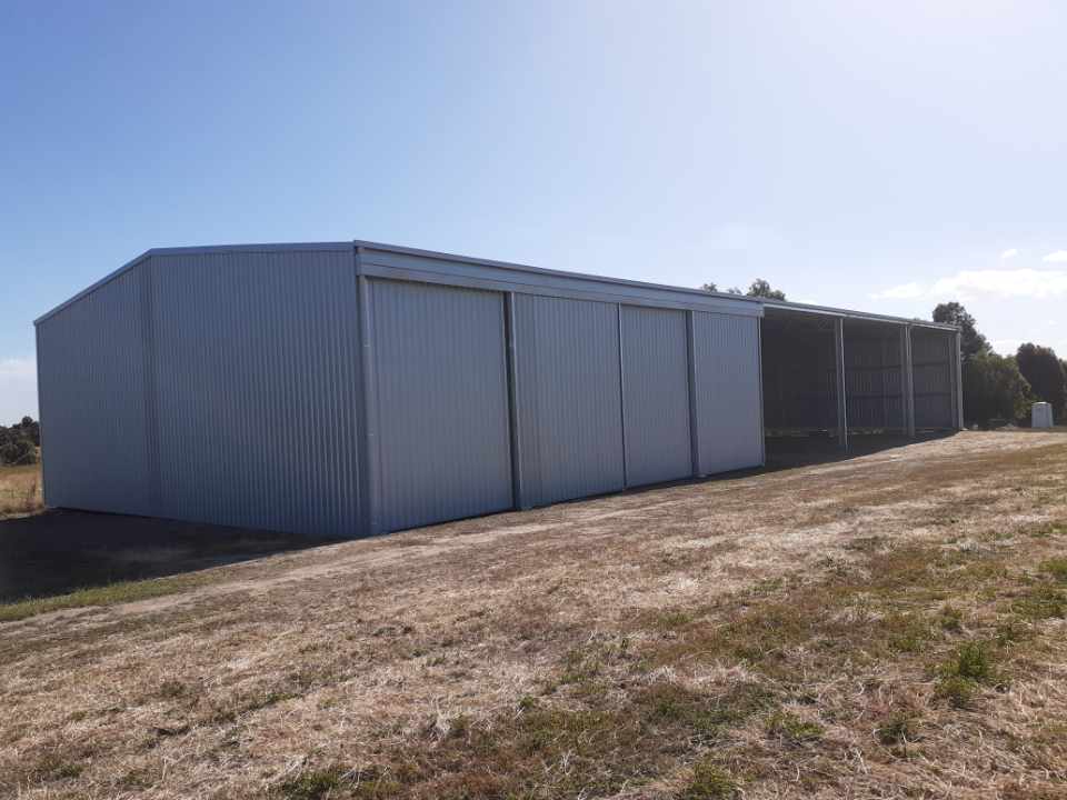 Campbell Brumby machinery shed