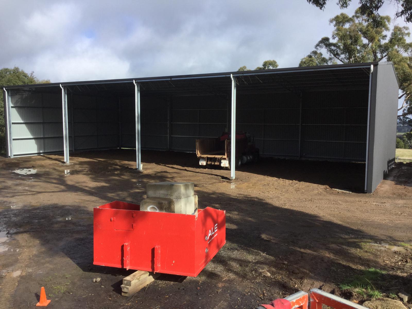 John Carey hay shed