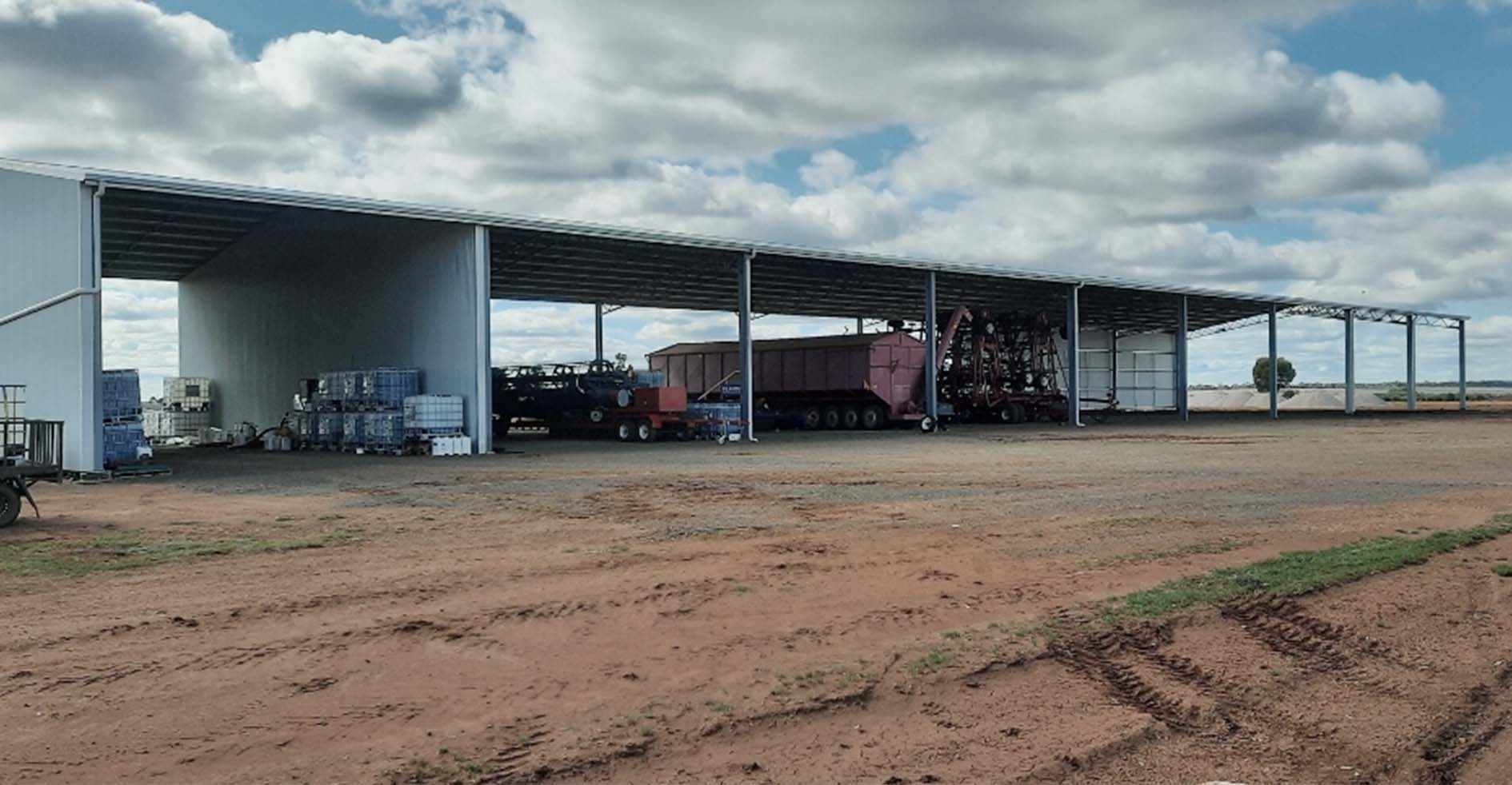 Carl Dalton machinery shed