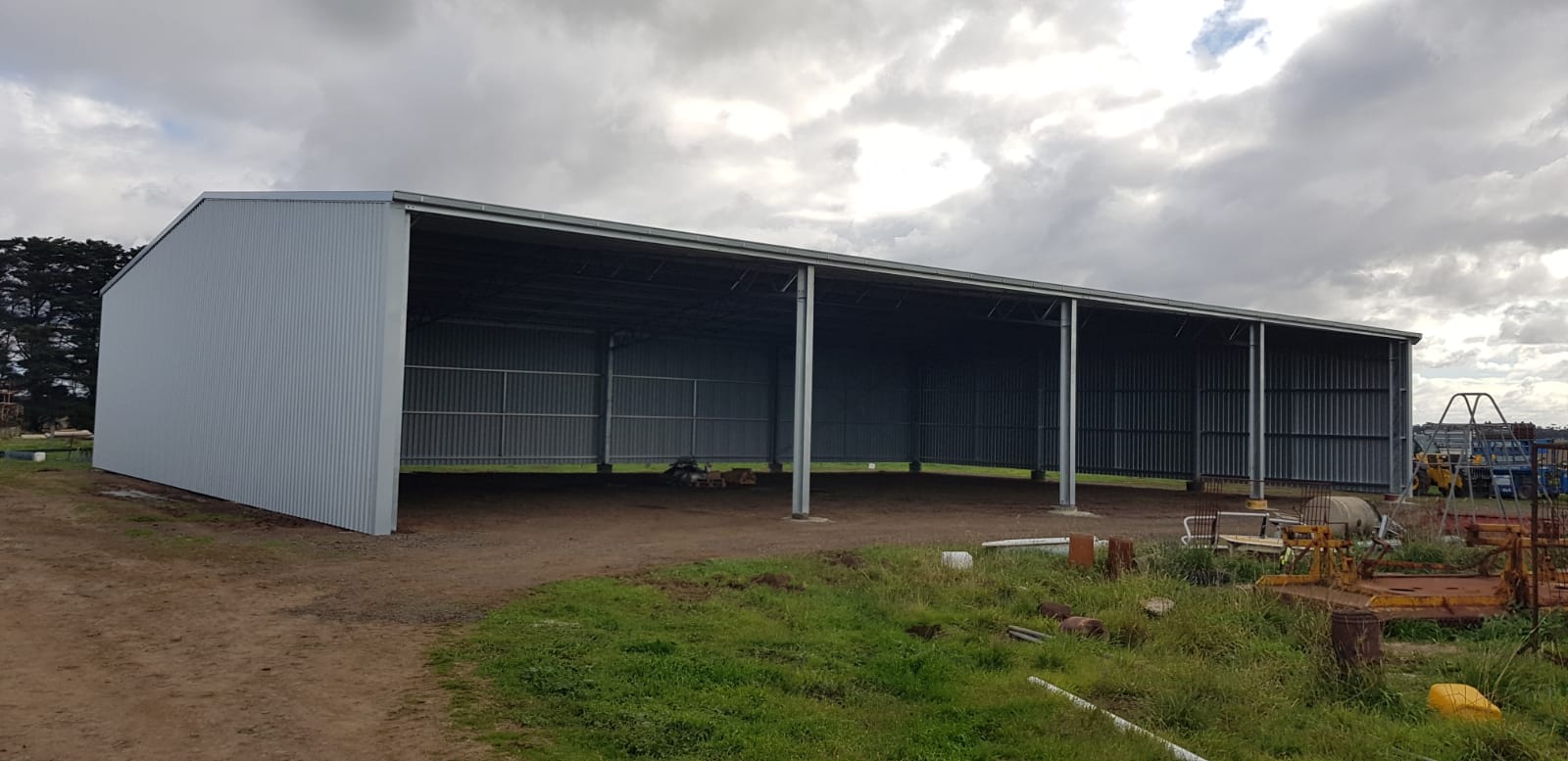 Michael Holmes hay shed