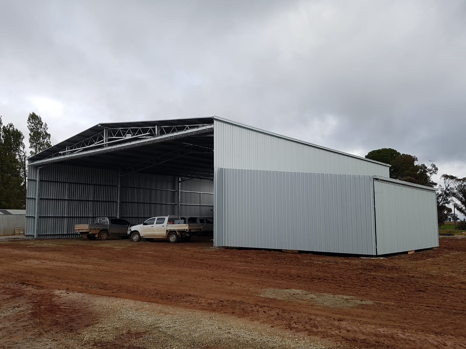 Matt Chalmers machinery sheds extension