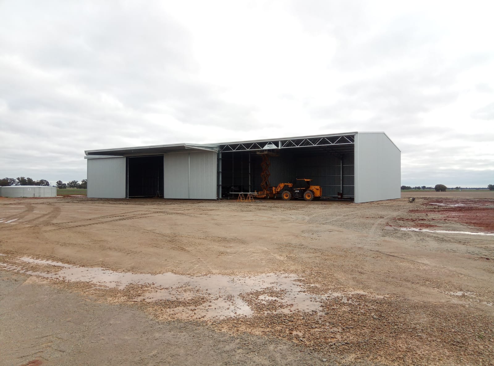 Matt Chalmers machinery shed