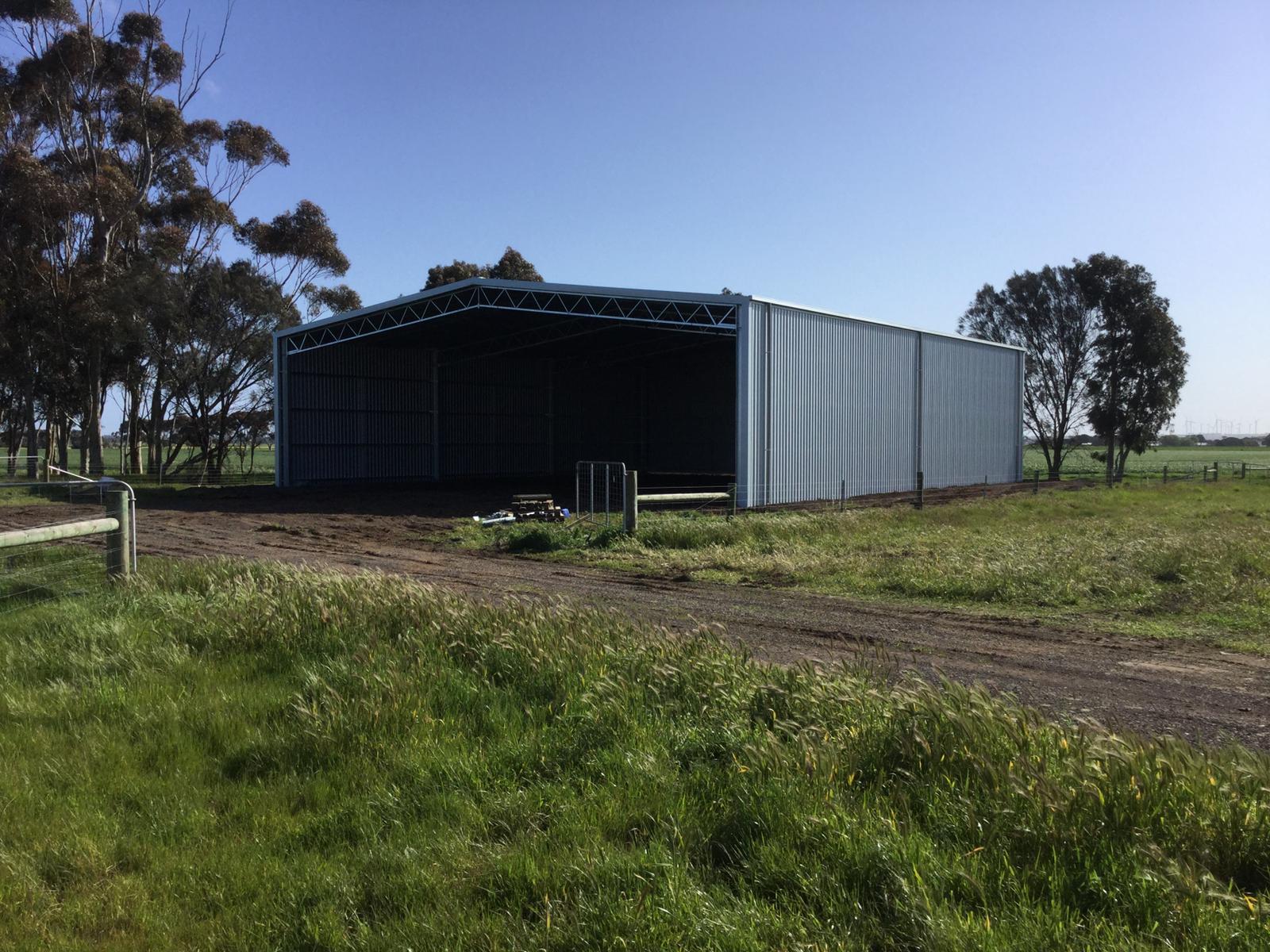 Chris Turner hay shed