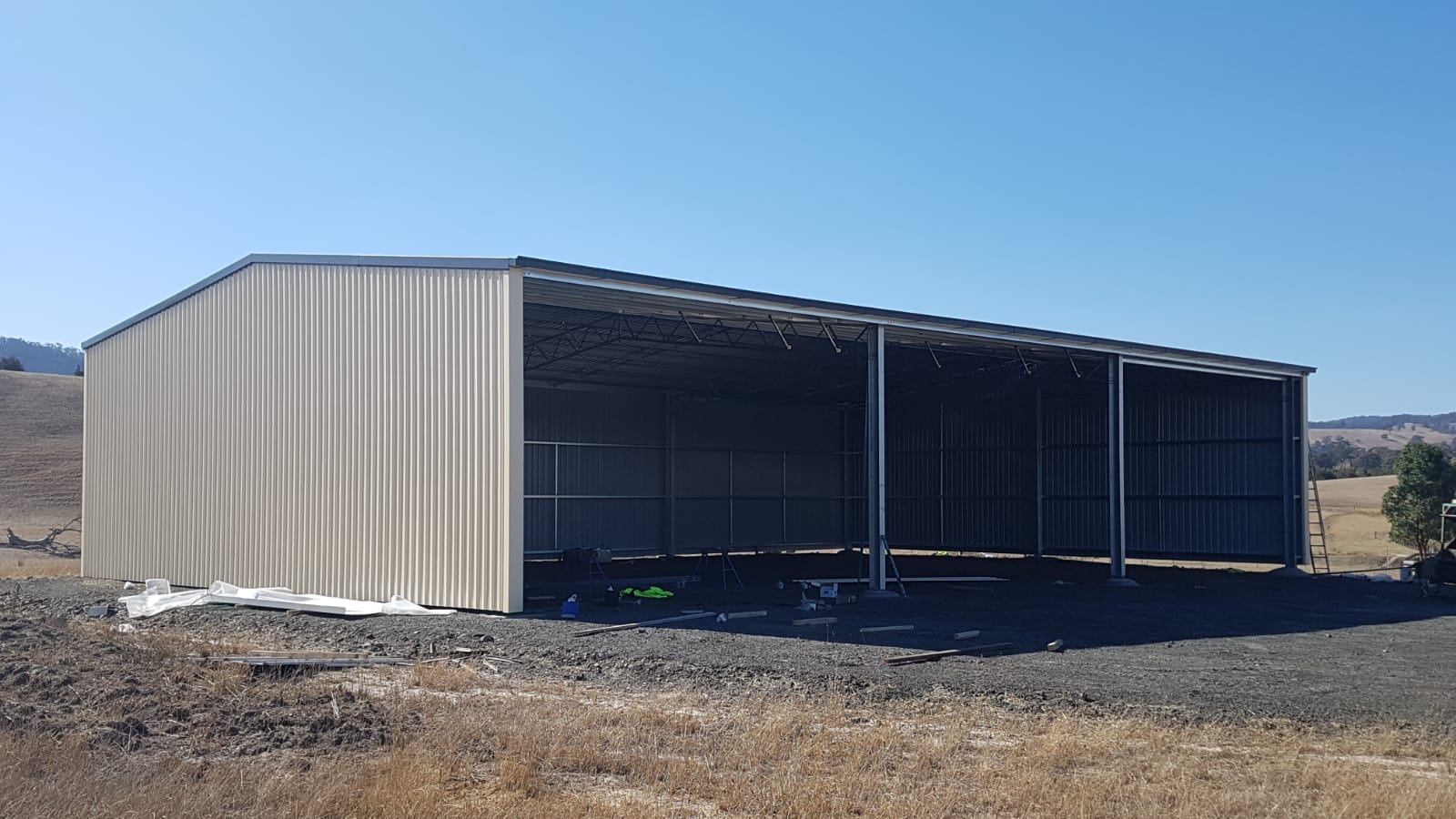 Shane Crawford hay shed