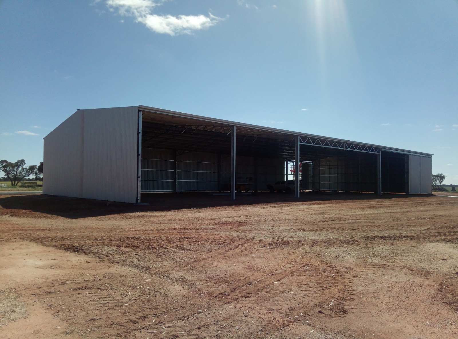 Doug Perryman machinery shed