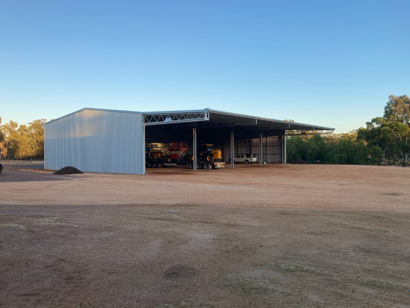 Dan Smith hay shed