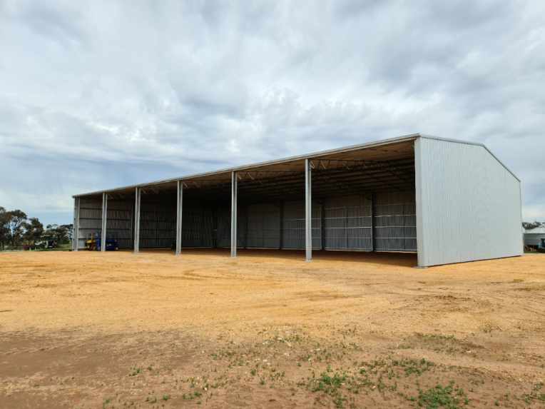 Dean Griffiths Donald Steel hay sheds