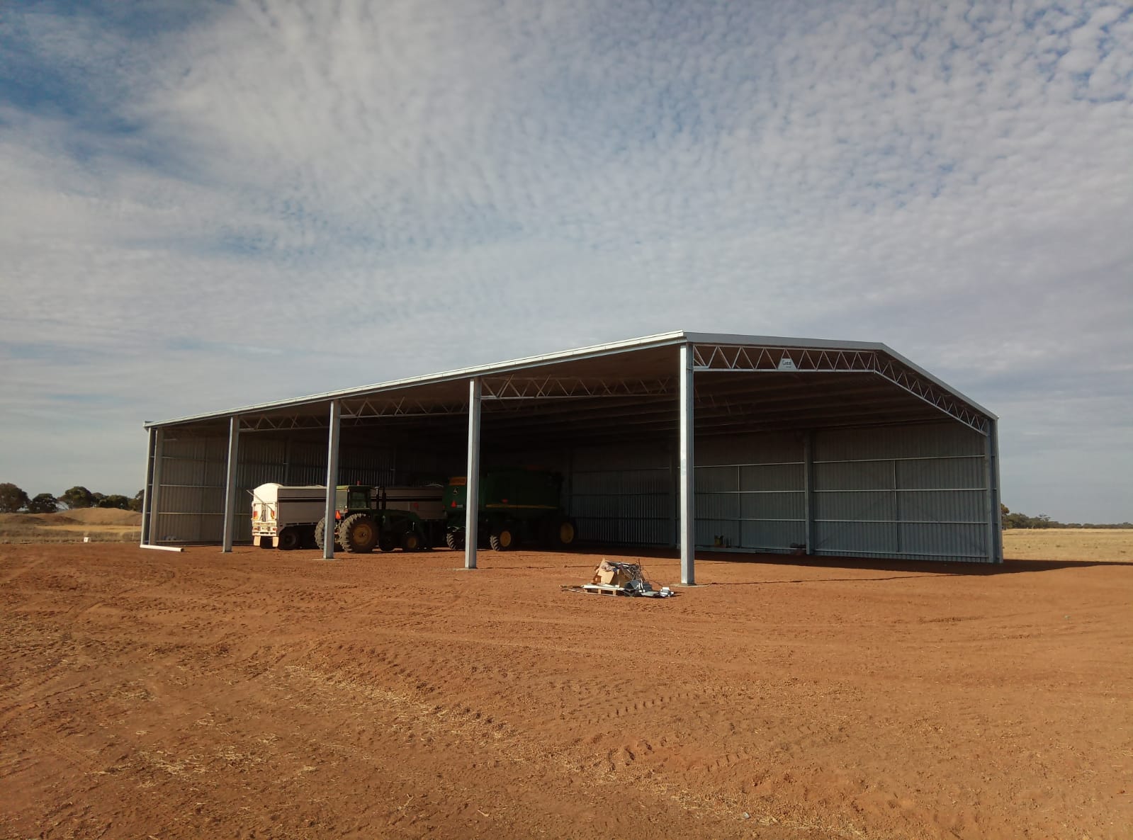 Dominique Pellegrino hay shed