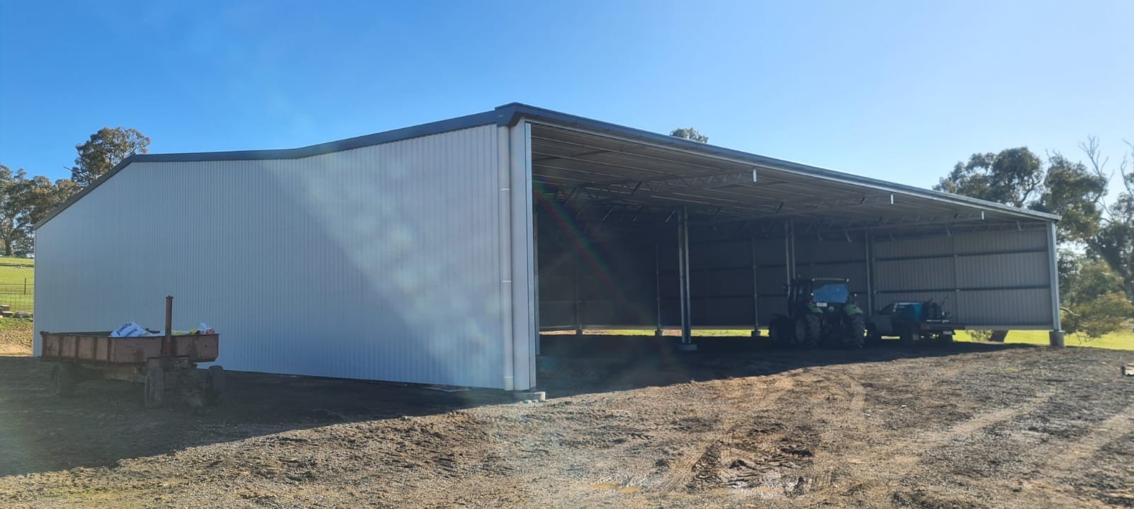 Duncan Barber machinery shed