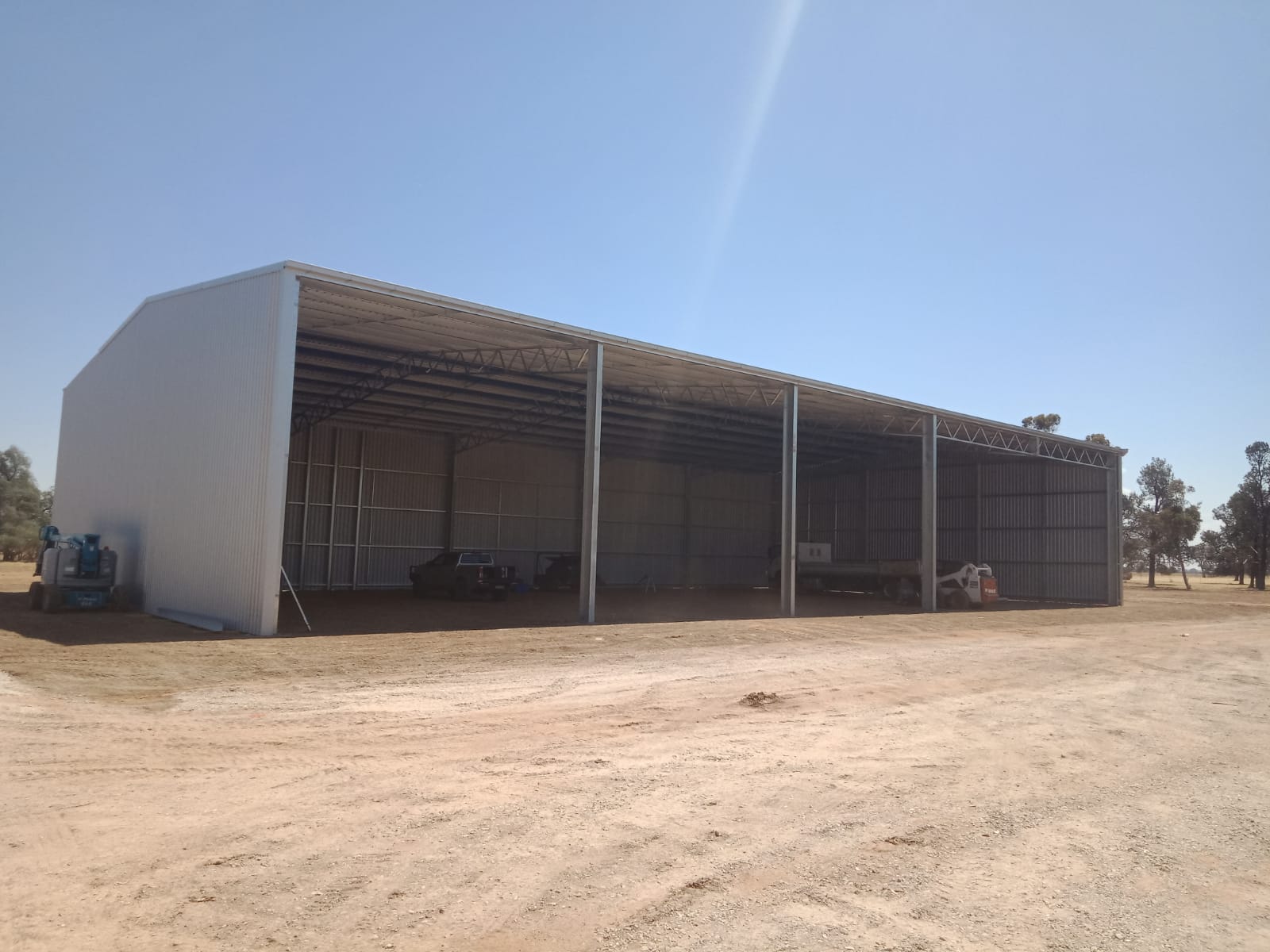 Glenn Fleischer hay shed