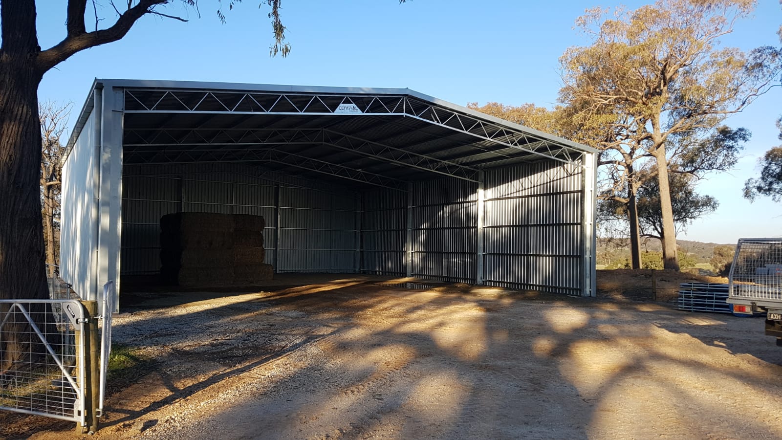 John Cox hay shed