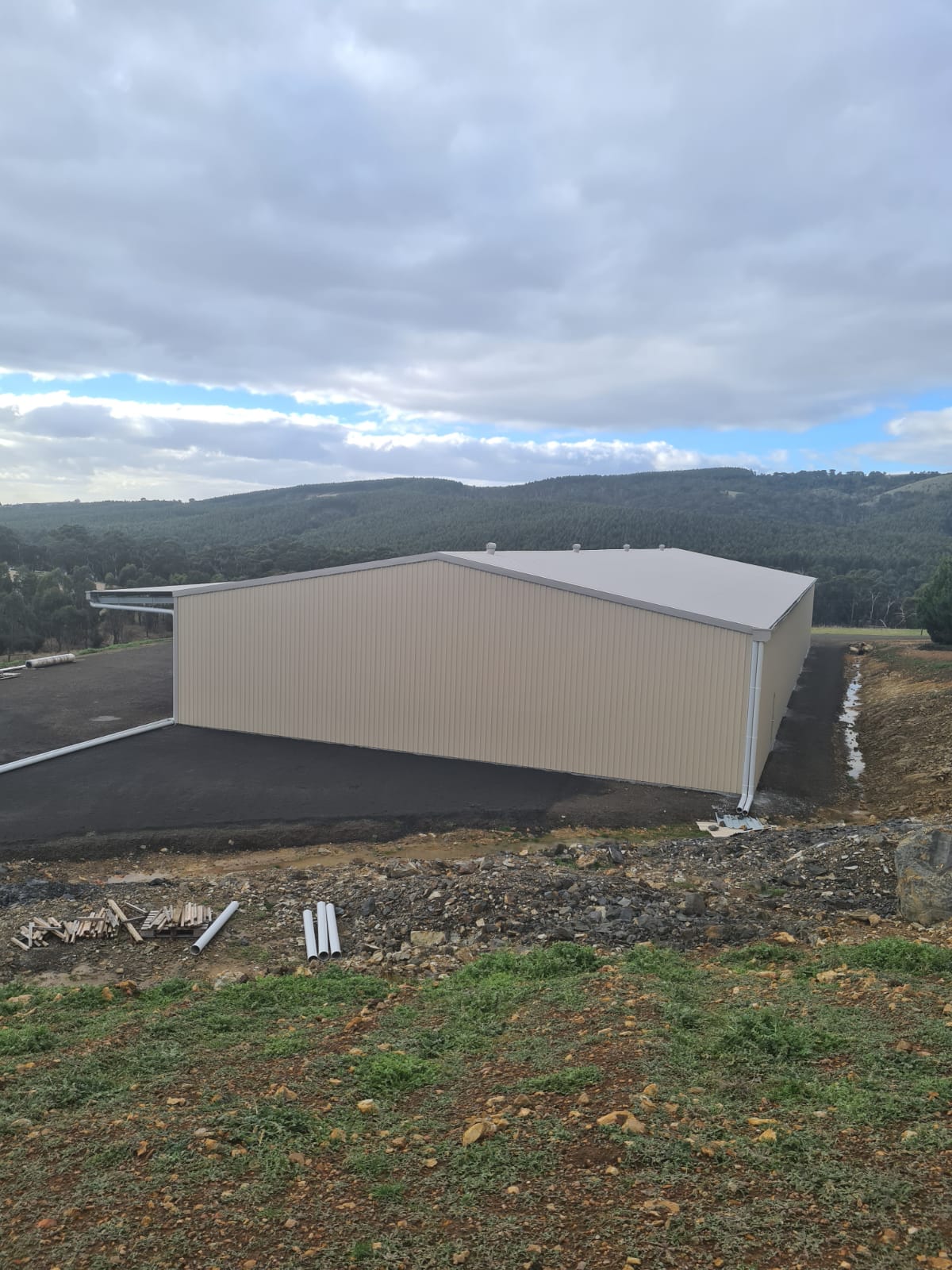 John Eid hay shed