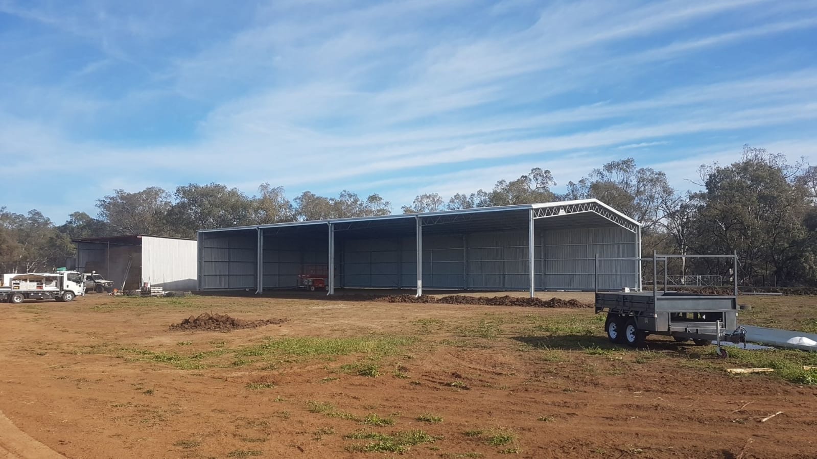 Kai Stewart hay shed