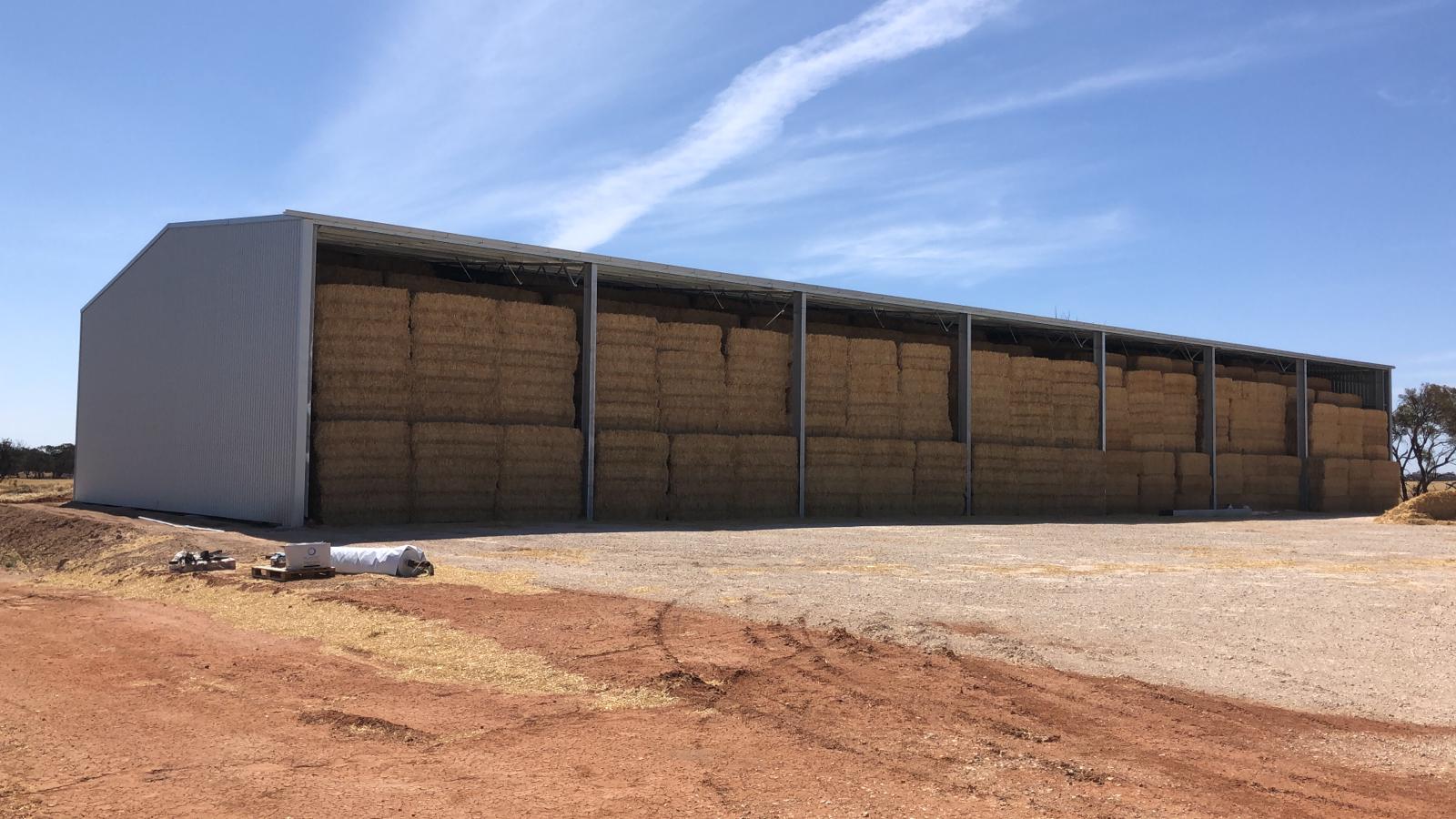 Lucas Puckle hay sheds