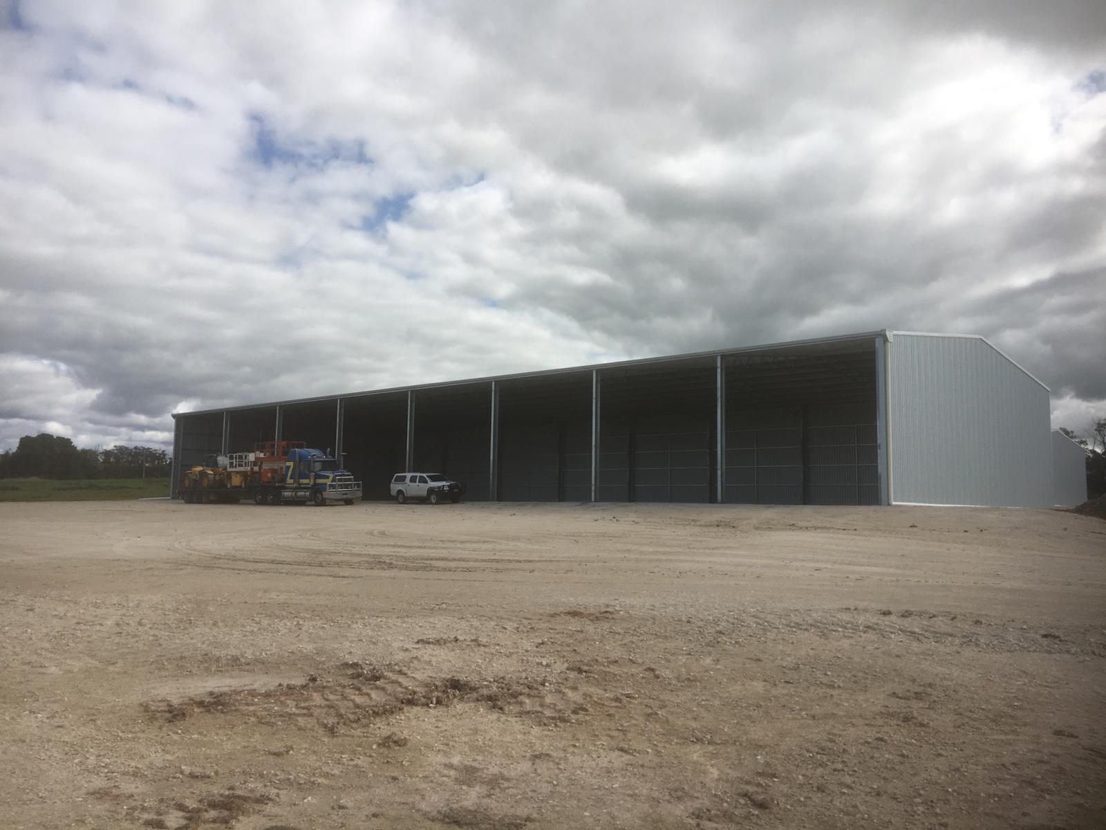 Mark Williams hay shed