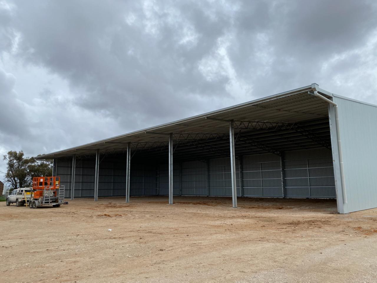 Gary Wallis hay shed