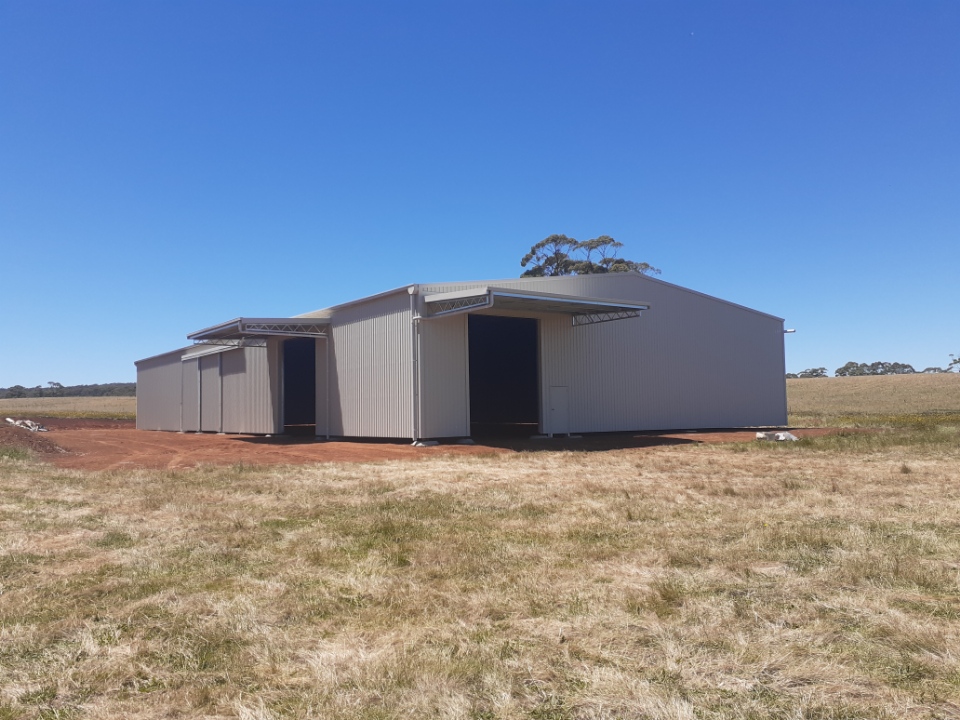 Rod Fraser machinery shed