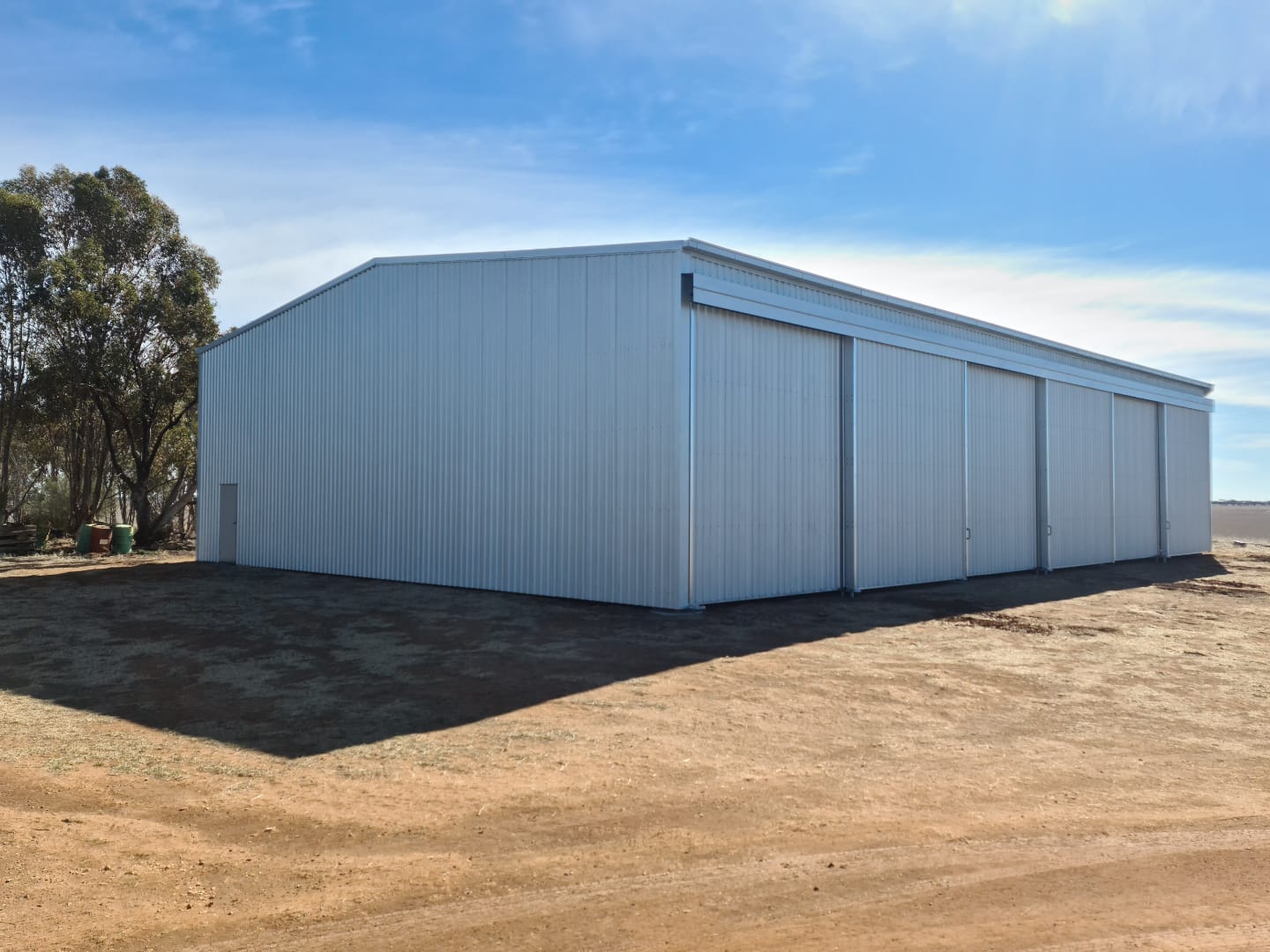 Neville Barber machinery shed