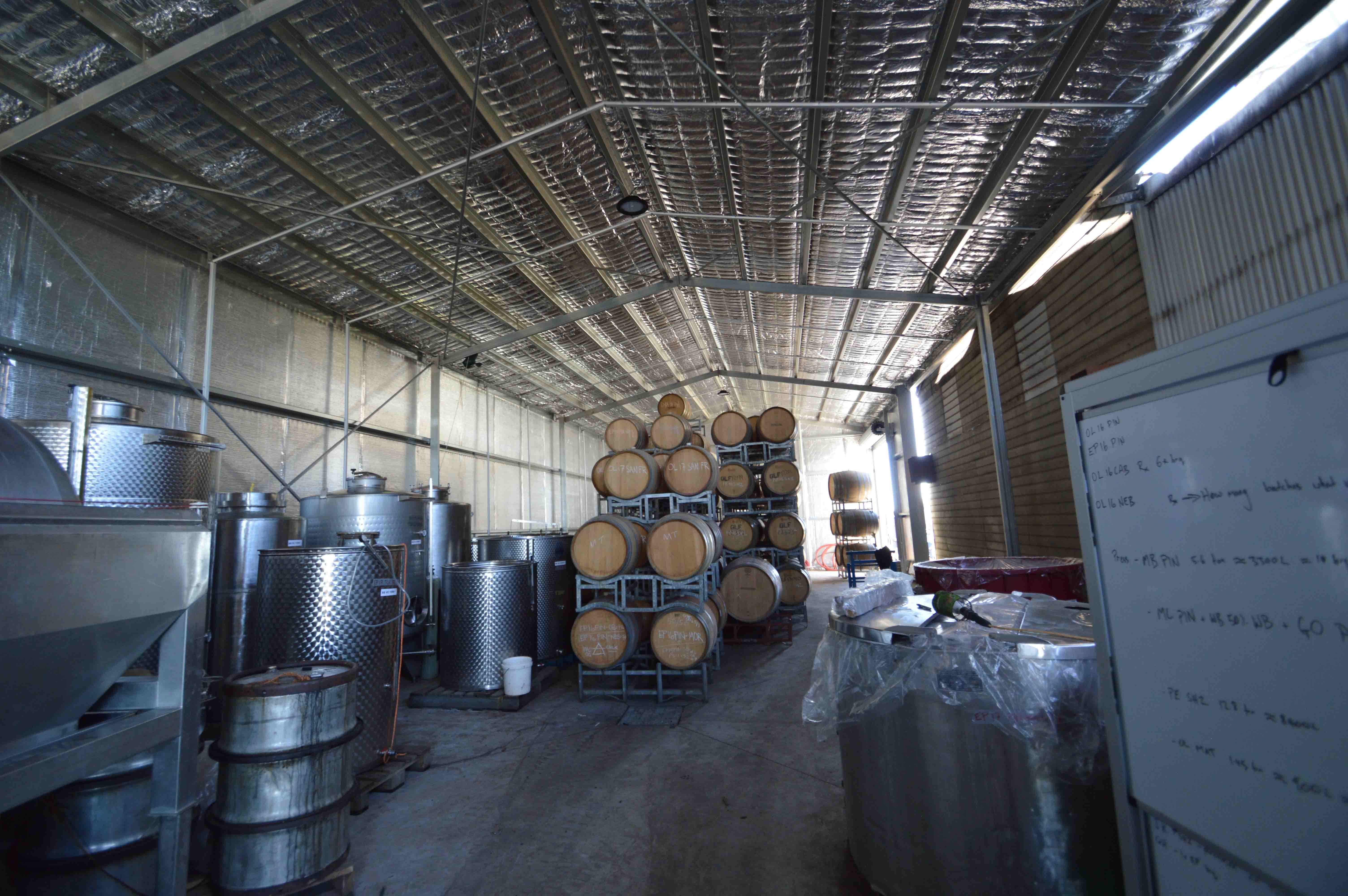 Norman Latta  viticulture shed