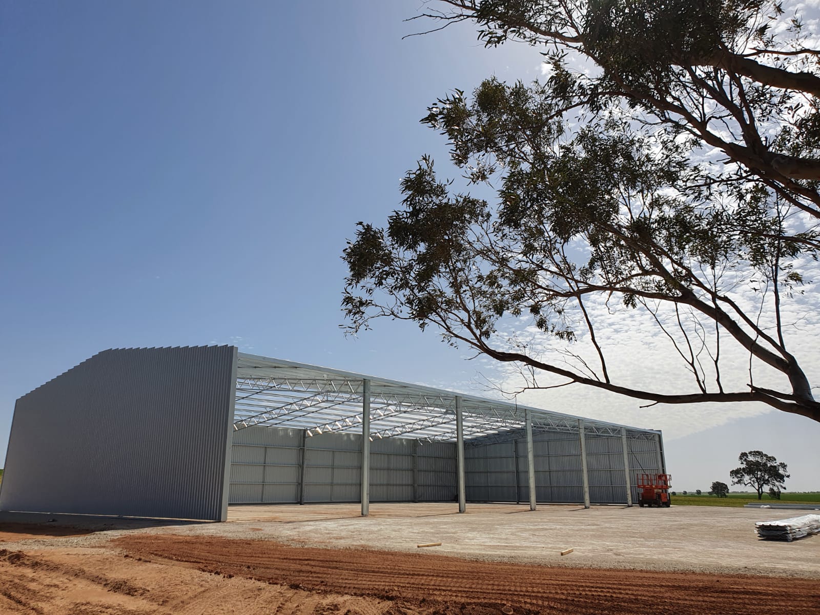 Gene Fuller hay shed