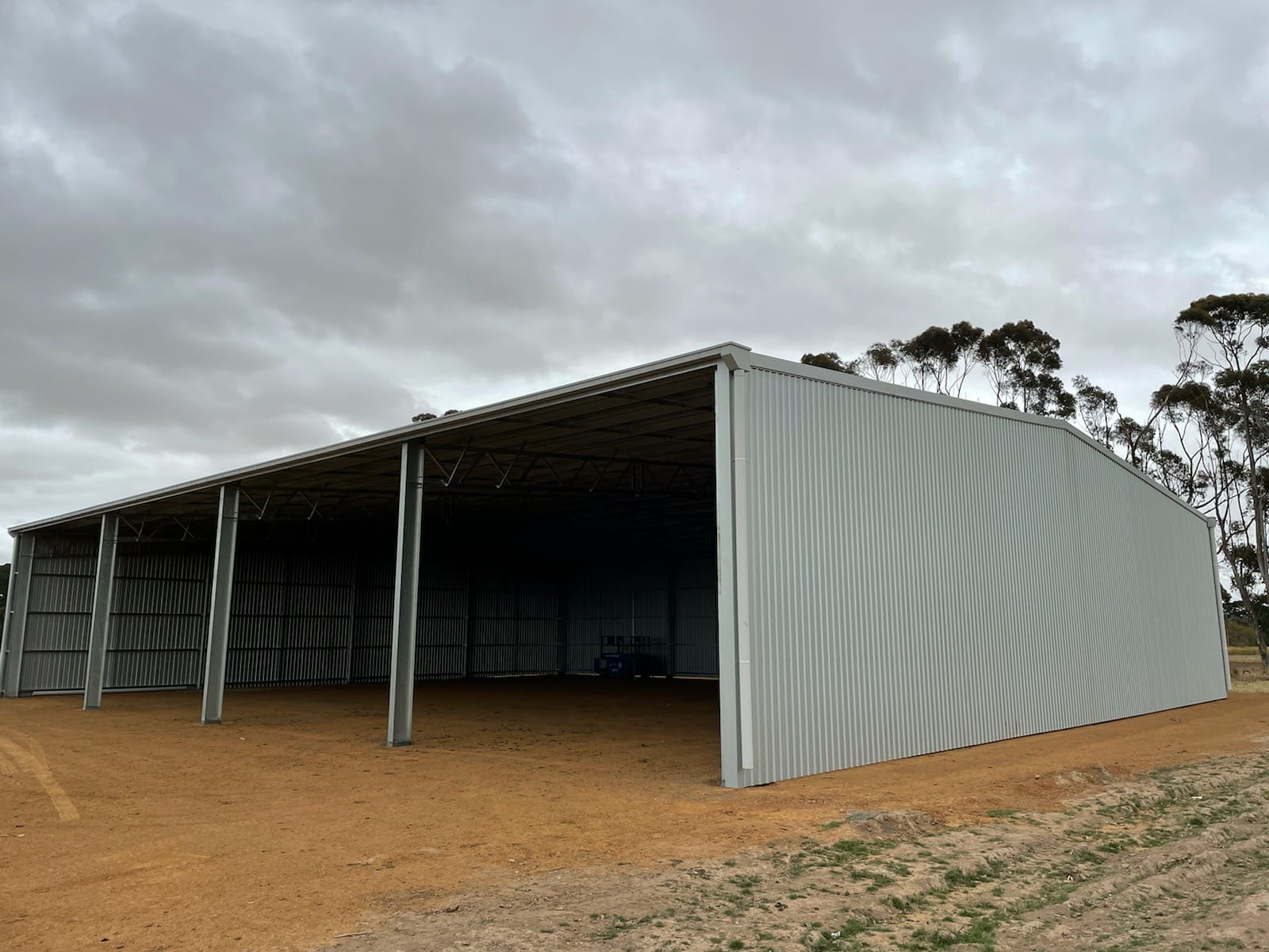 Paul Hucker hay shed