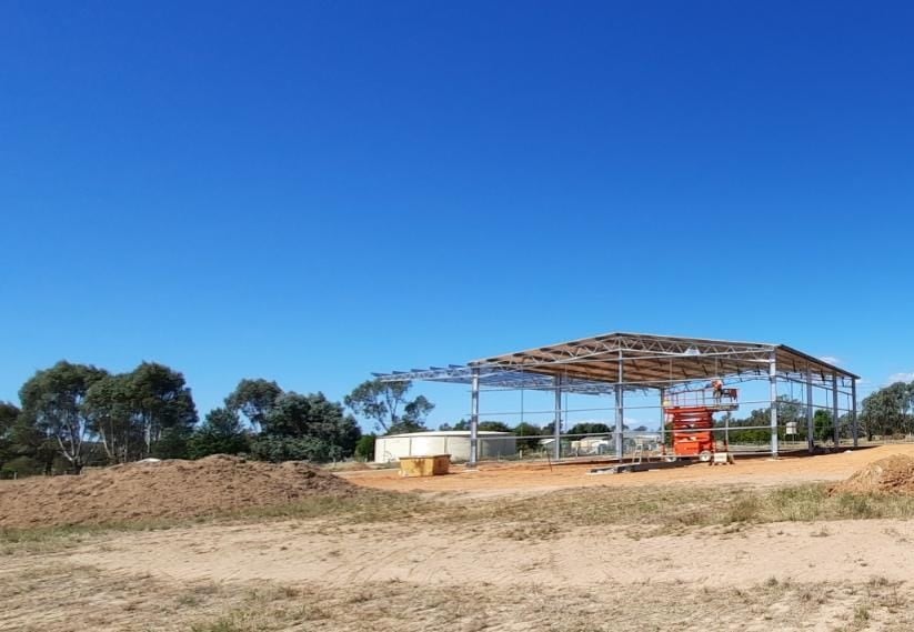 Peter Barri machinery shed