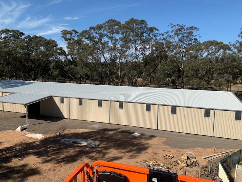 Richard Jeffery machinery shed