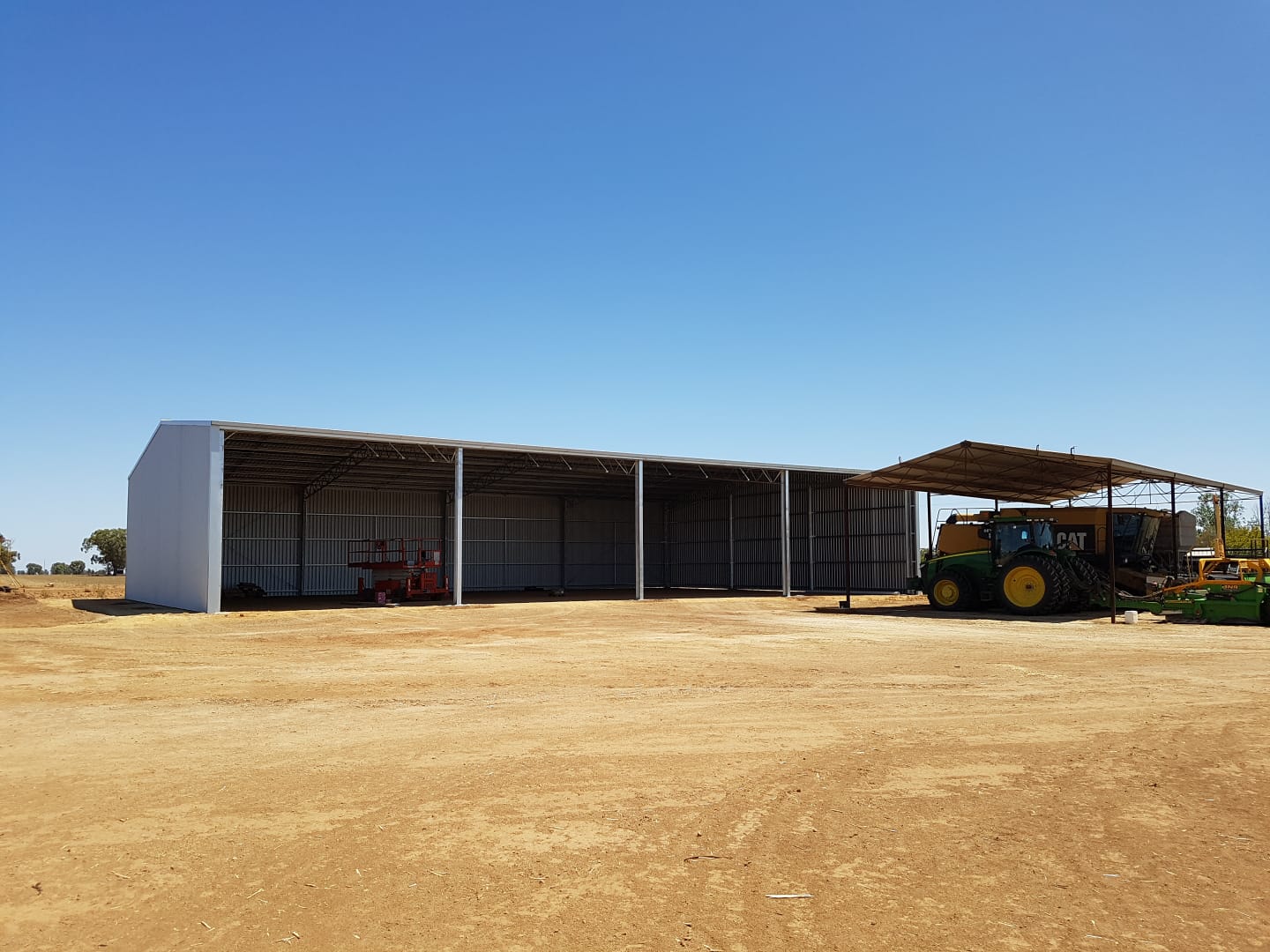 Russell Perry machinery shed