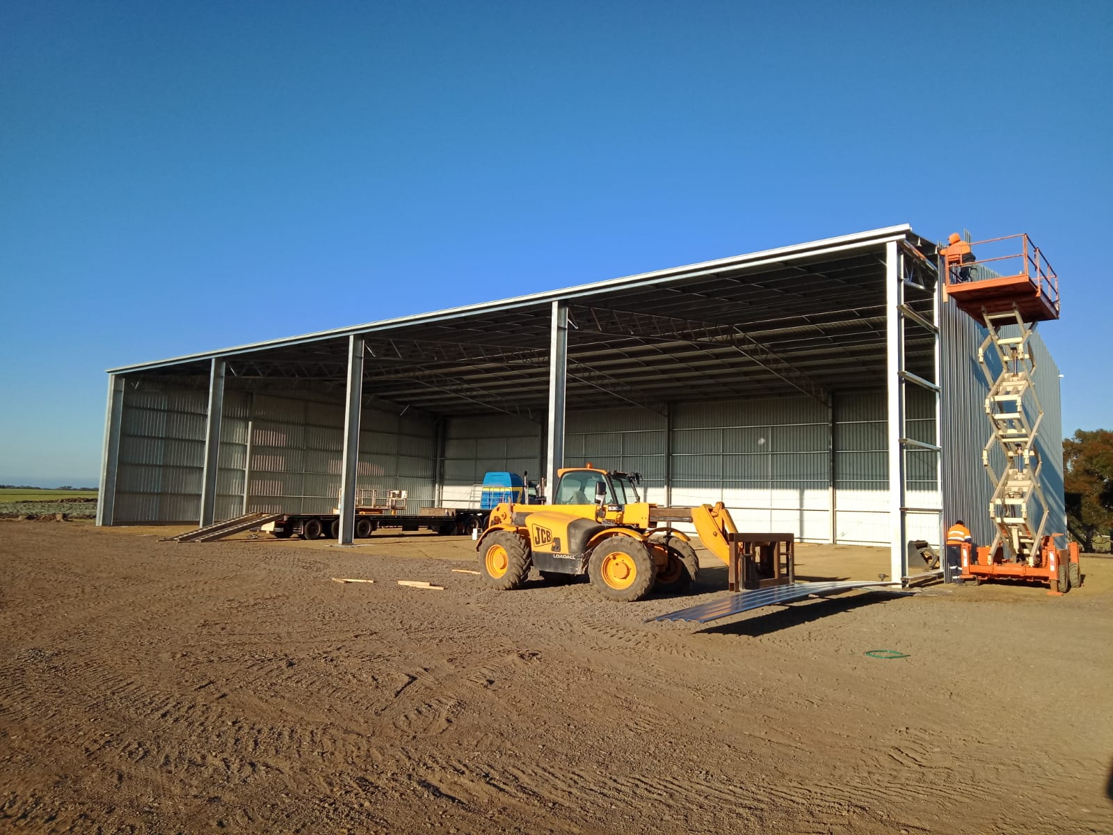 Shane Jardine hay shed