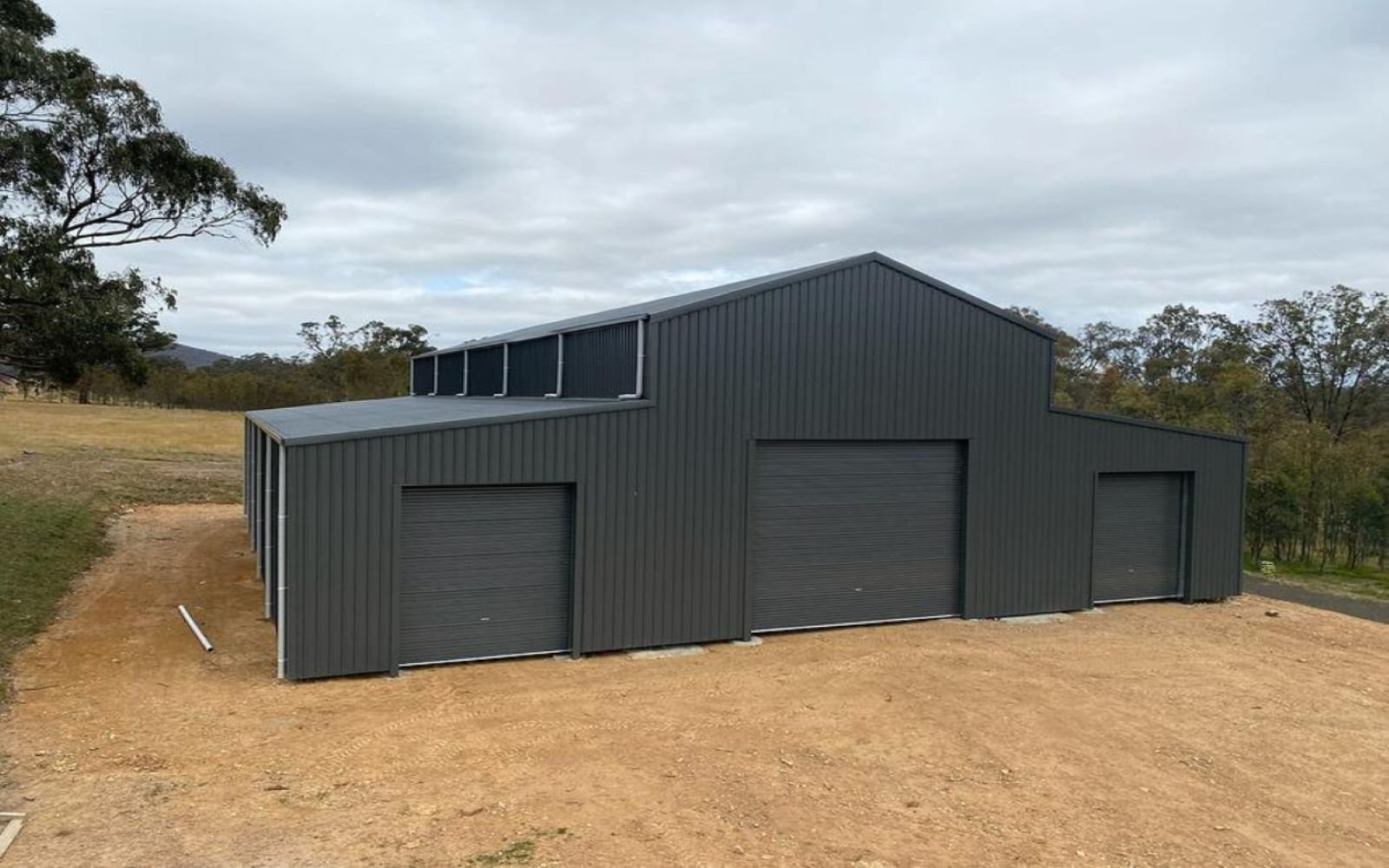 Steve Camerlengo hay shed