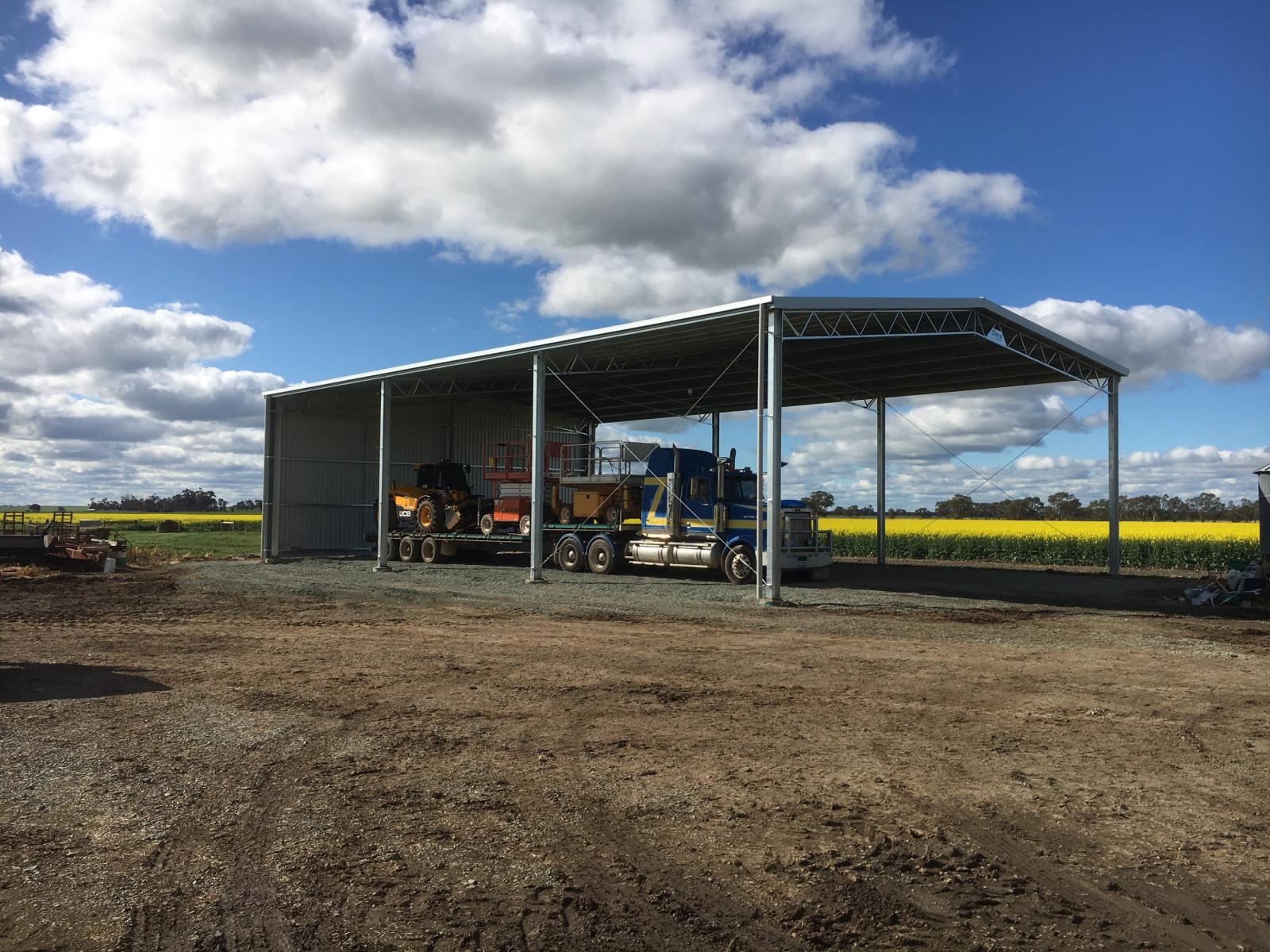 Trevor Brown Allmax hay sheds