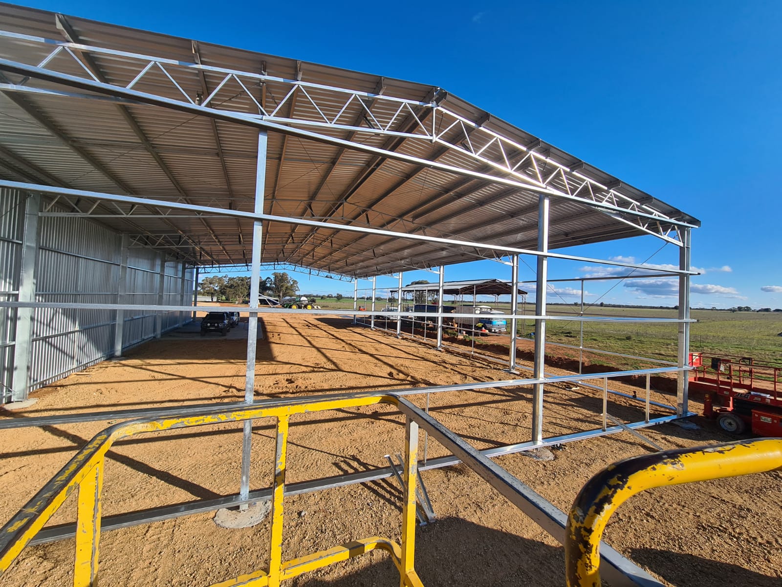 Archie Reddel machinery shed