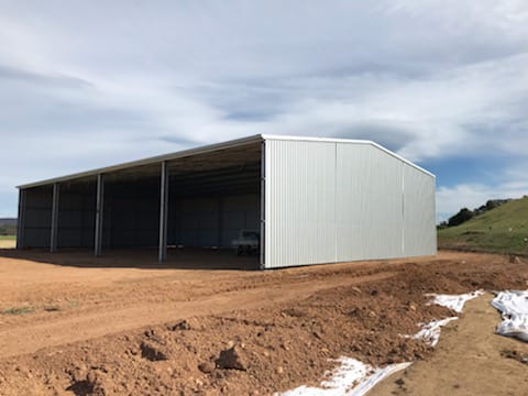 Wayne Mactier hay shed