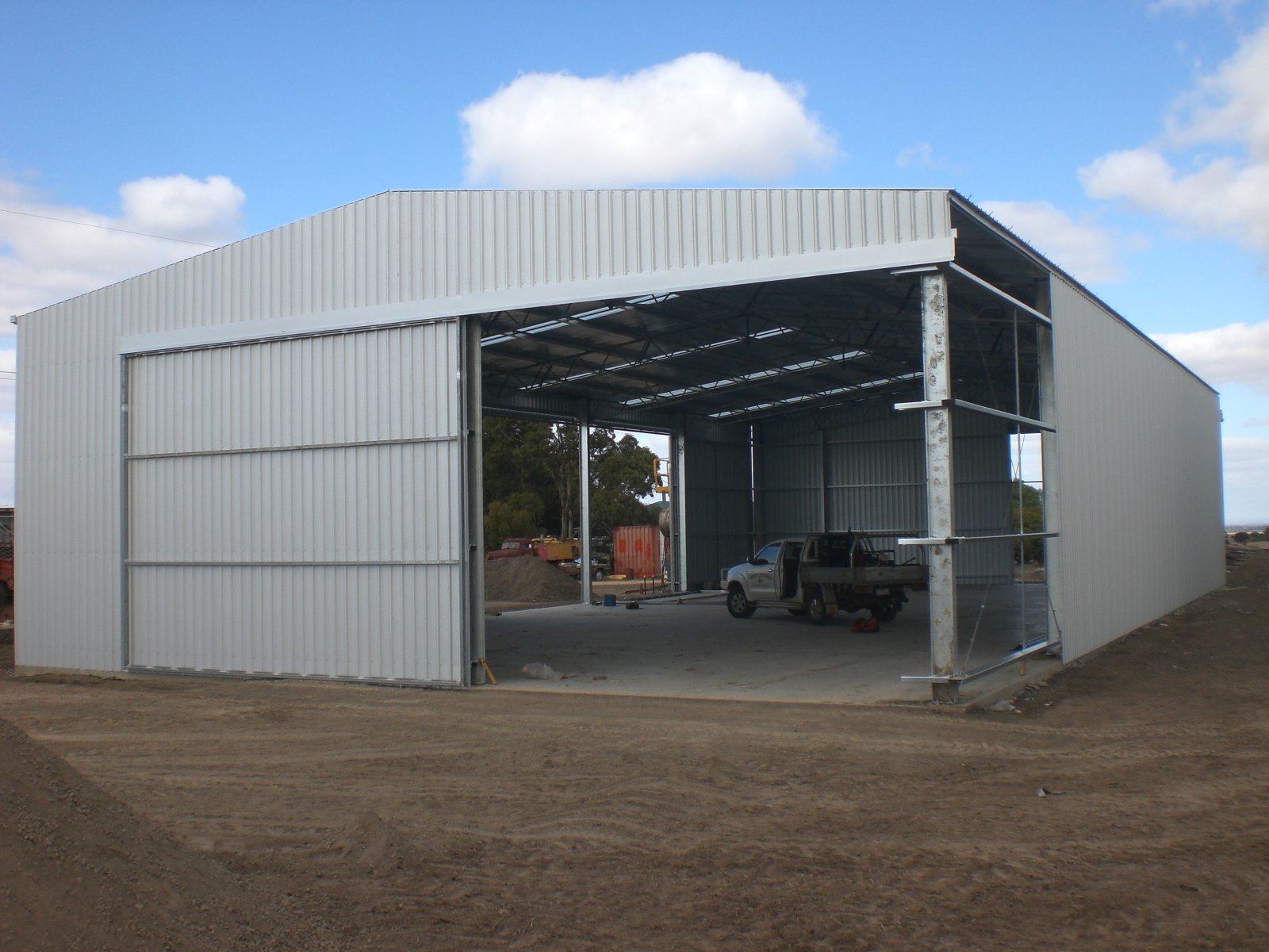 William Morton machinery shed