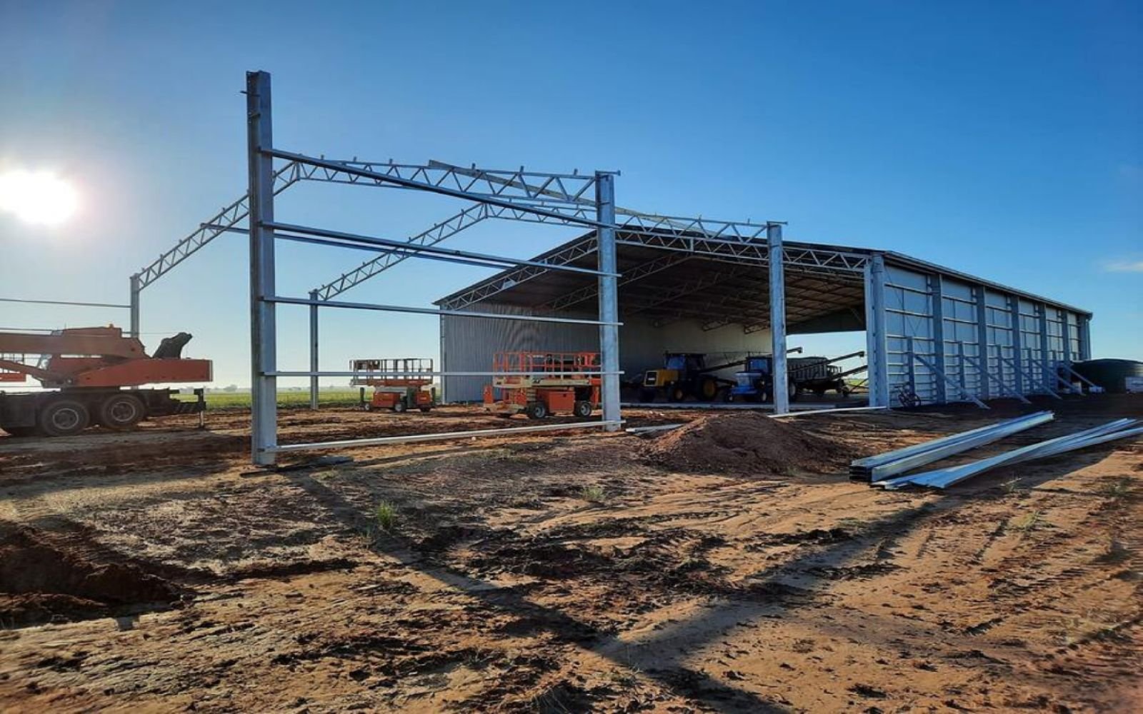 Rotherham bulk storage shed extension 