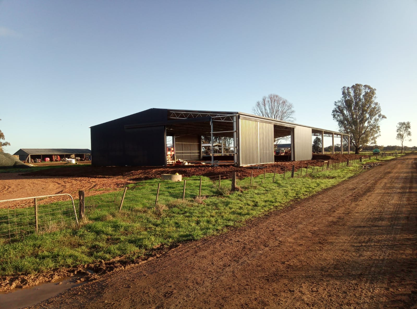 Jared Mundie rotary dairy building