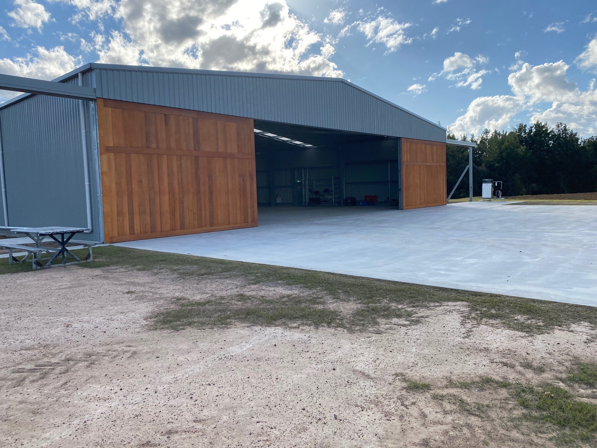 Marc De Stoop aircraft hangar