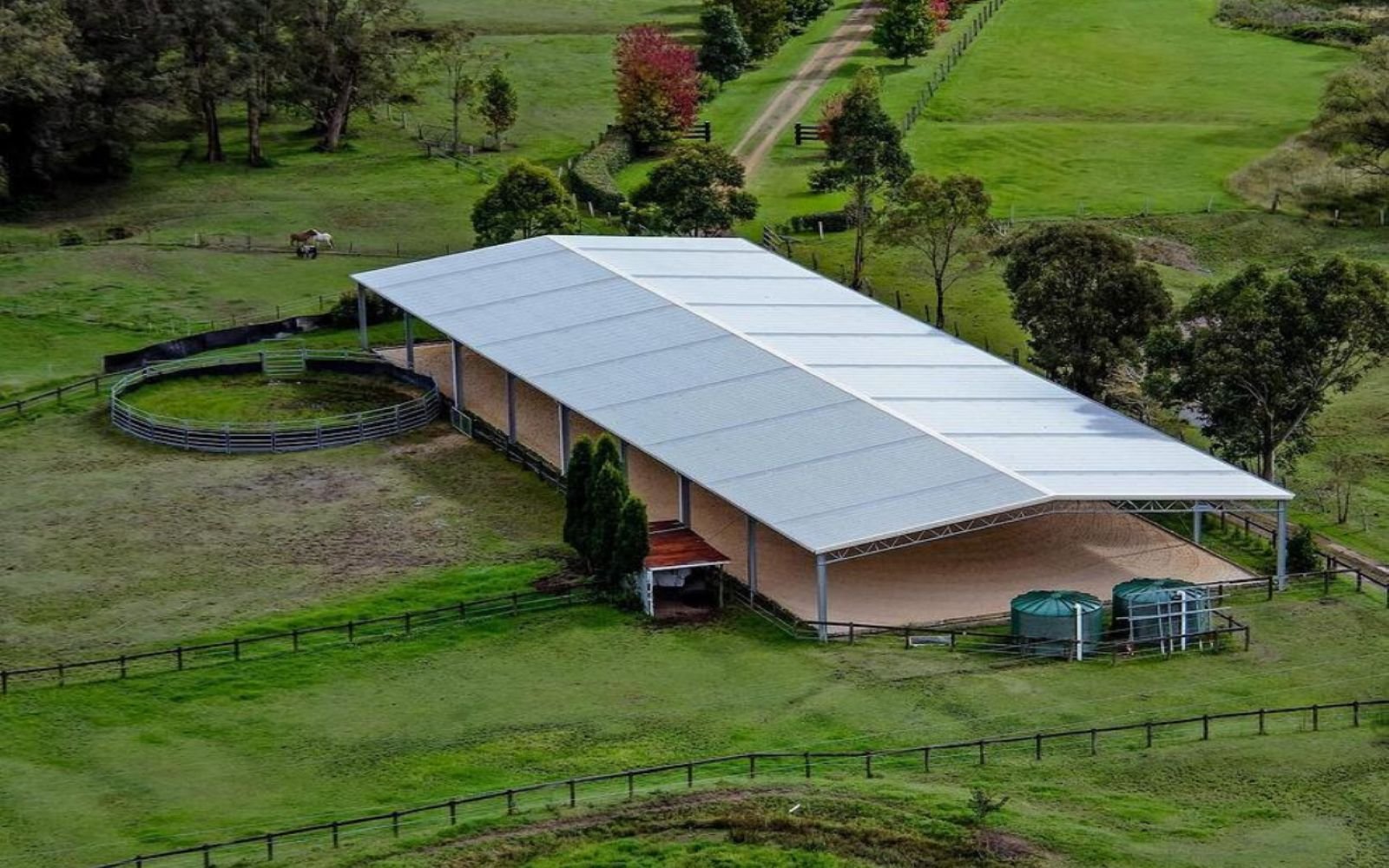 Stansfield indoor dressage arena 