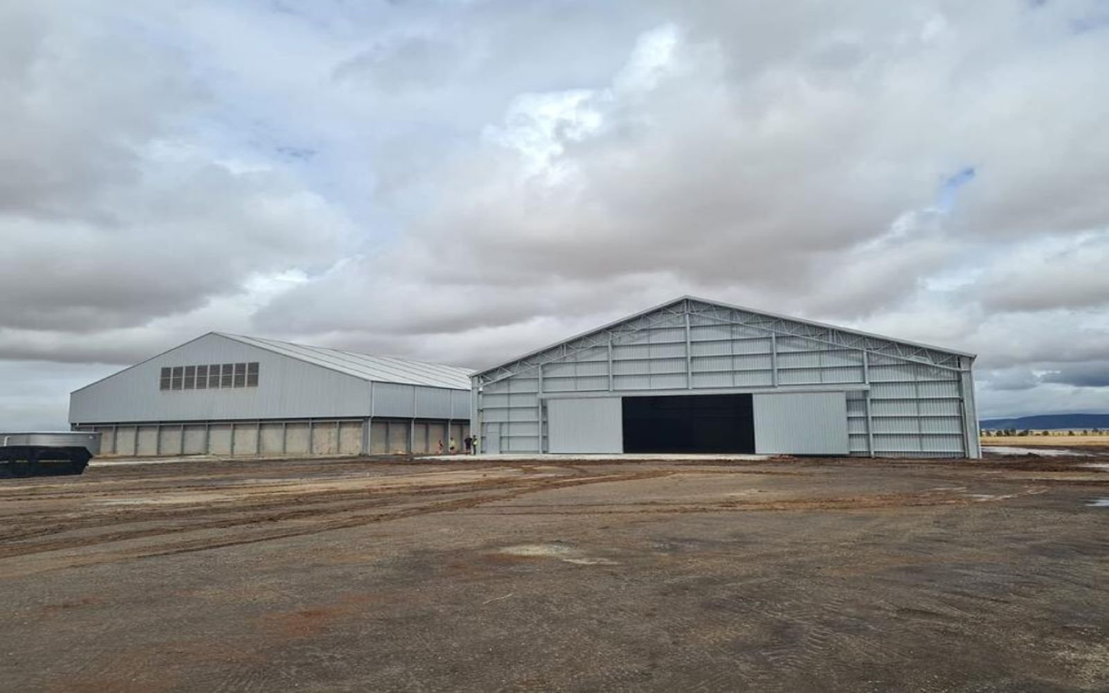 Riordan Grain bulk storage shed