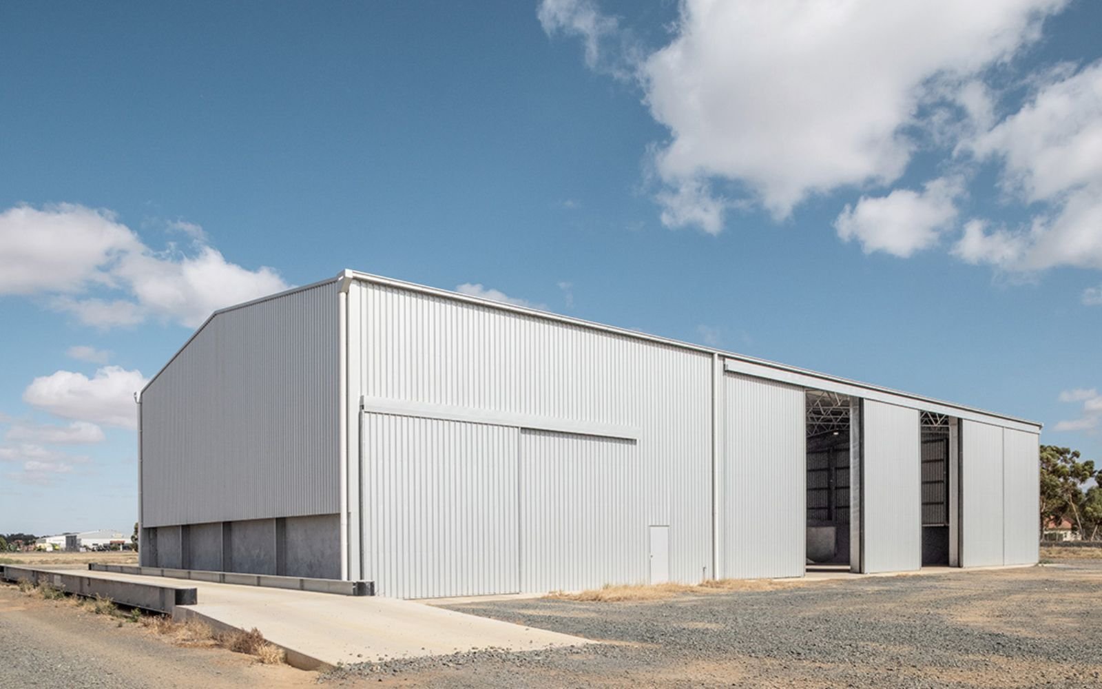 Echuca Fertilisers bulk storage shed