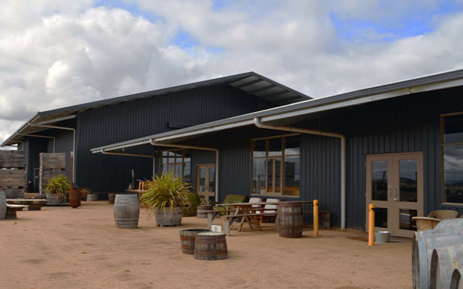 Michael Unwin Wines viticulture shed