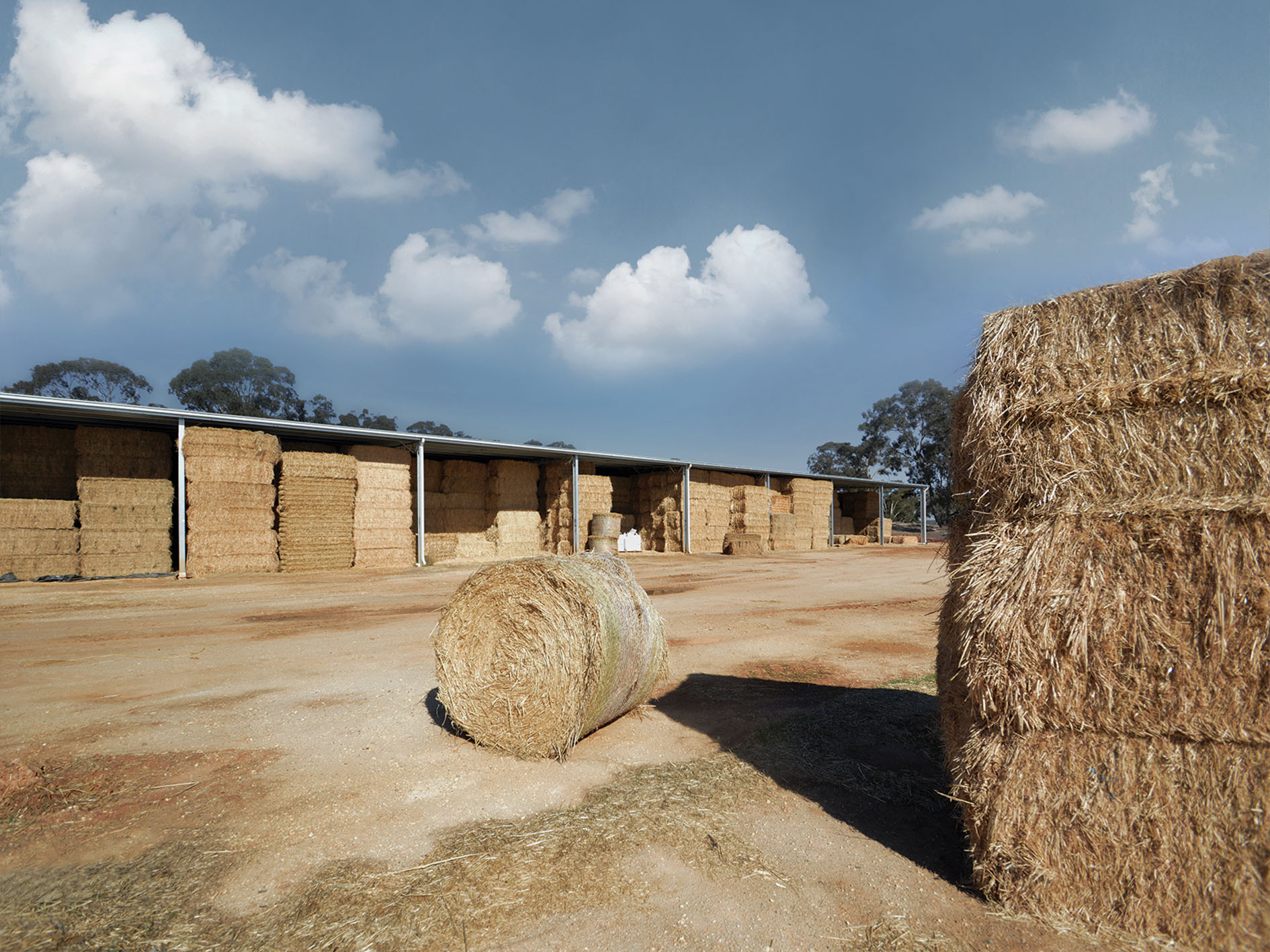 Vicotrian feed mill hay shed storage