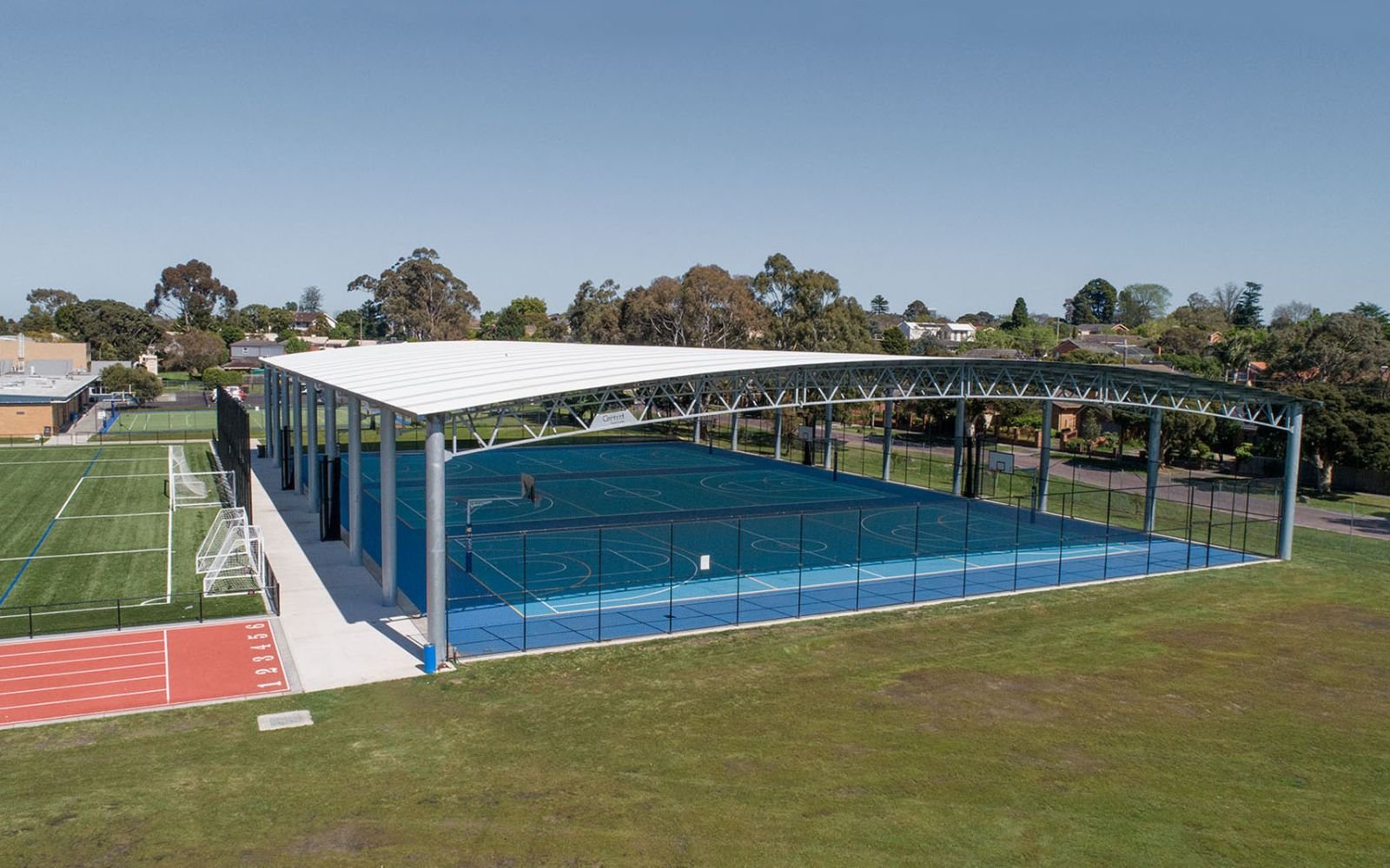 St Johns Regional College ball court cover