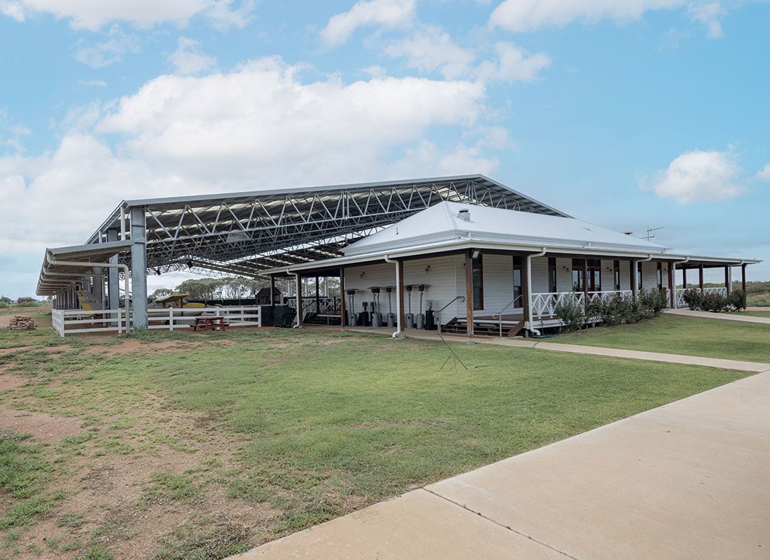 Stockmans Hall of Fame riding arena